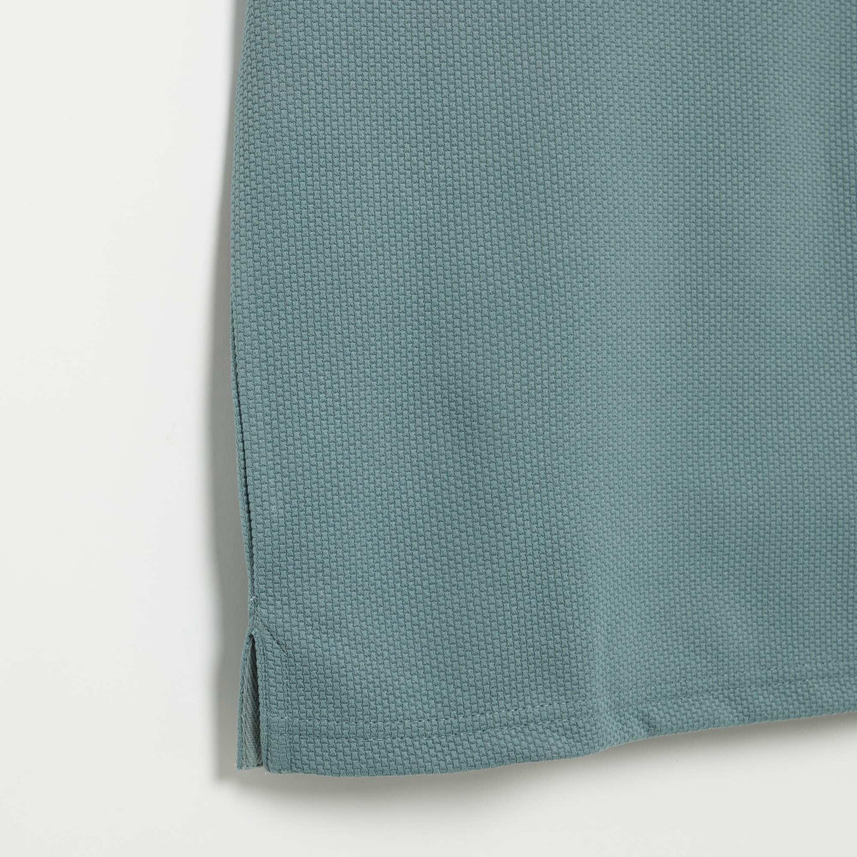 Polo uni pour homme à manches courtes BLEU