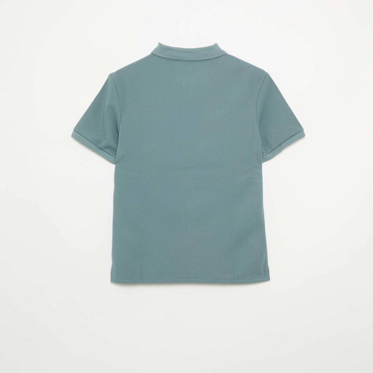 Polo uni pour homme à manches courtes BLEU