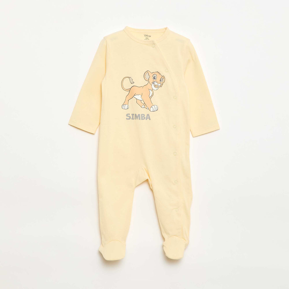 Pyjama dors bien 'Disney' en coton JAUNE