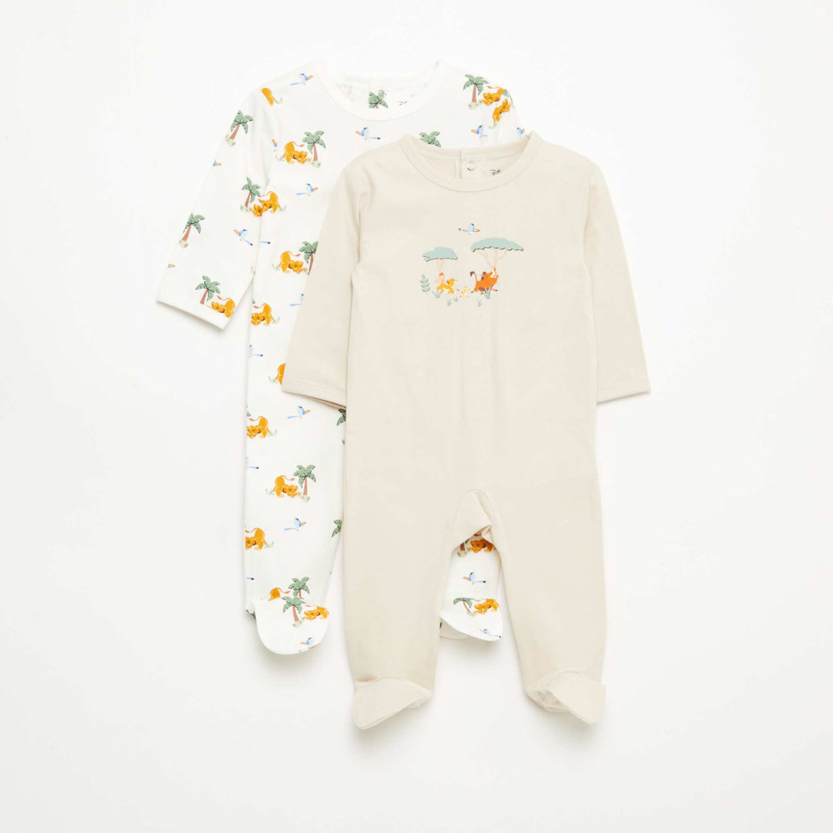 Lot 2 pyjamas 'Simba' BEIGE