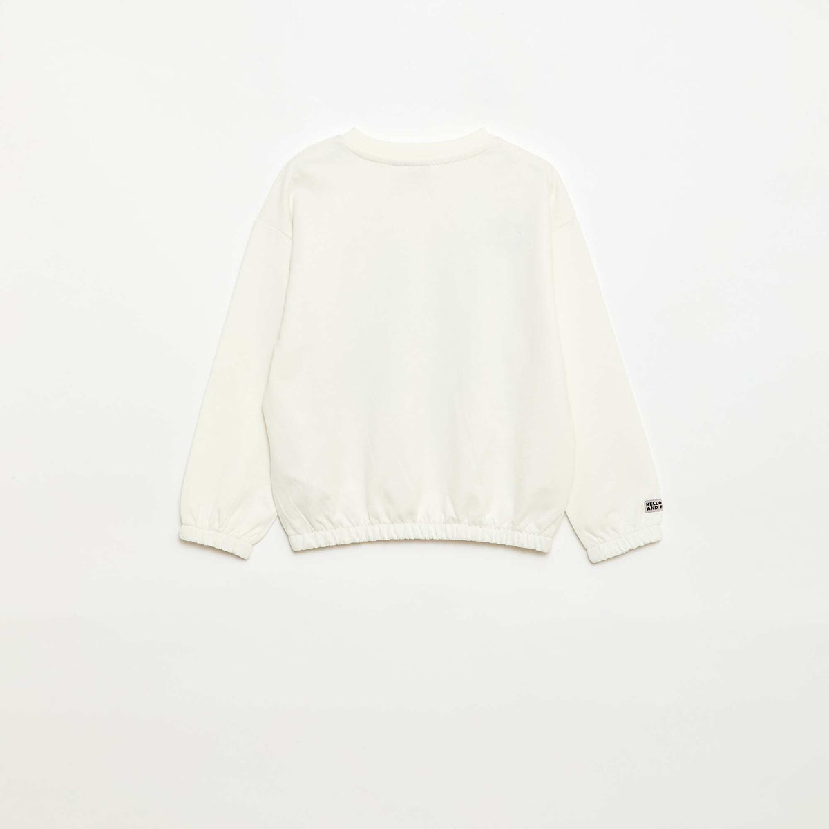 Sweat 'Hello Kitty' avec imprimés et broderies BLANC