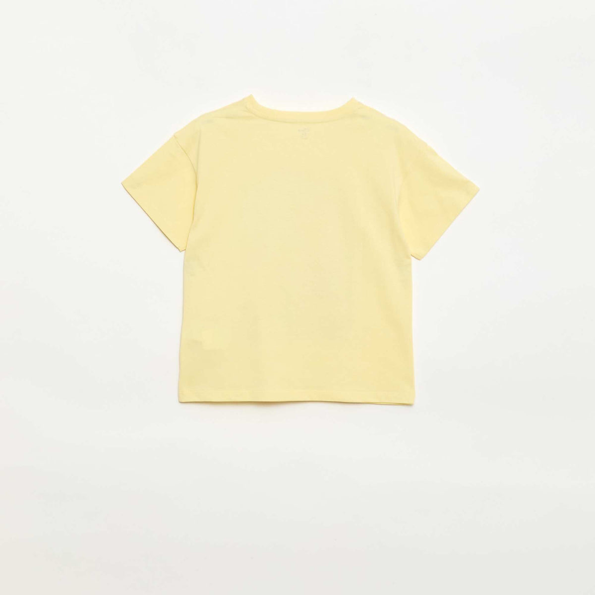T-shirt uni 'Disney' 'Angel' en coton JAUNE