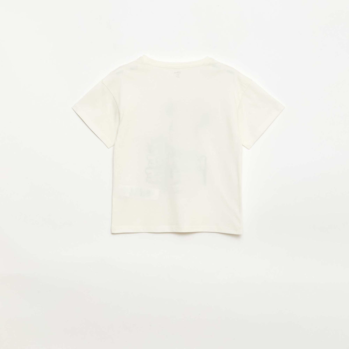 T-shirt uni 'Disney' 'Minnie' en coton BLANC