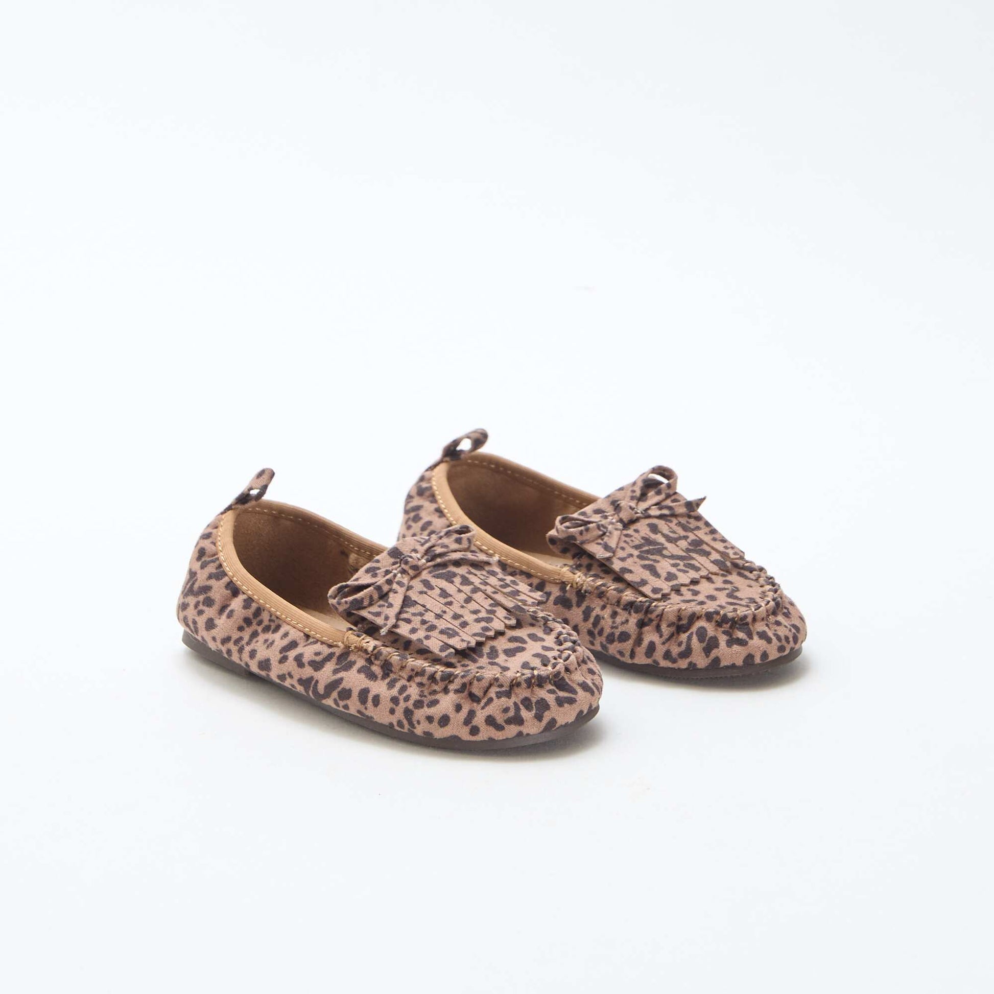 Mocassins léopard en suédine LéOPARD