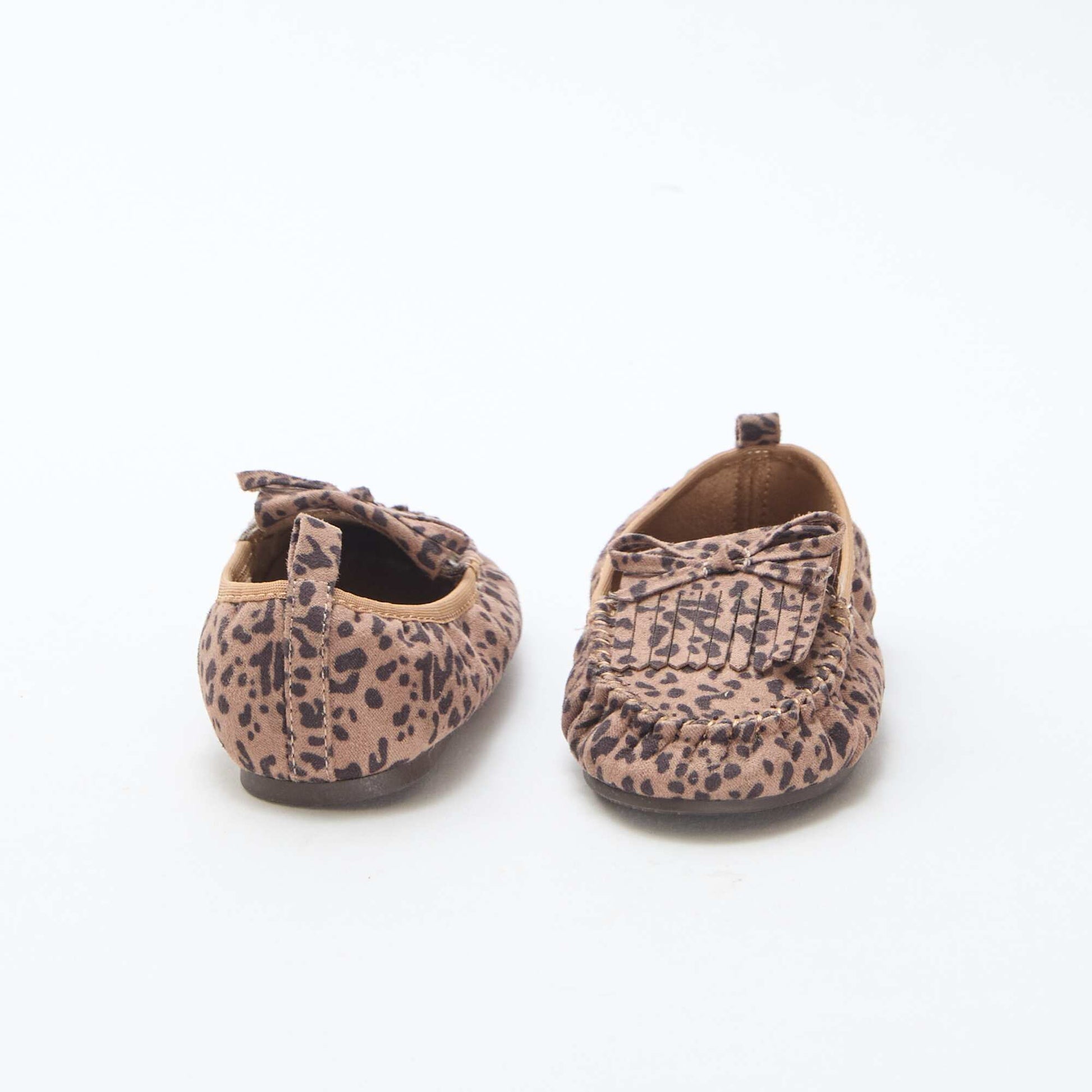 Mocassins léopard en suédine LéOPARD