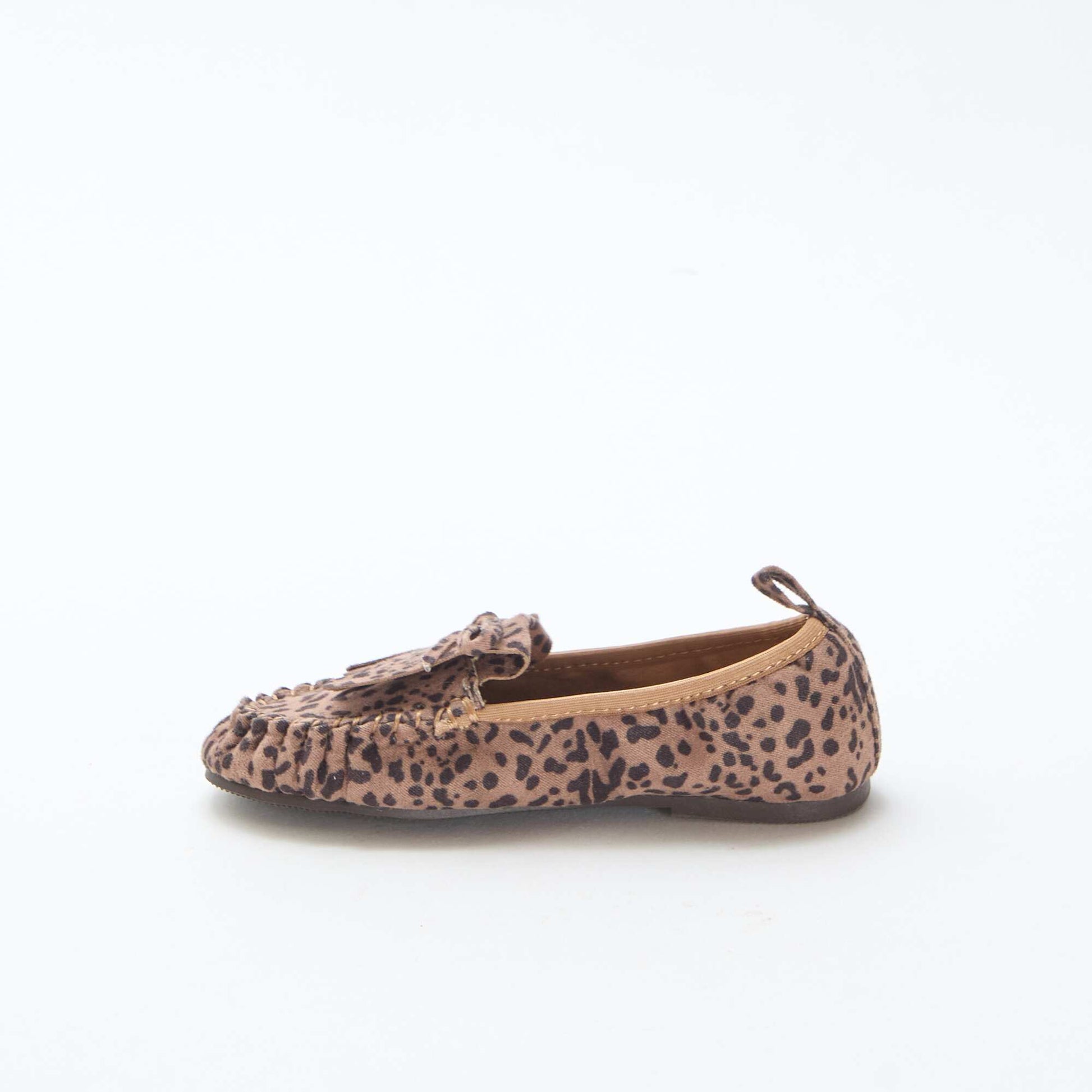 Mocassins léopard en suédine LéOPARD