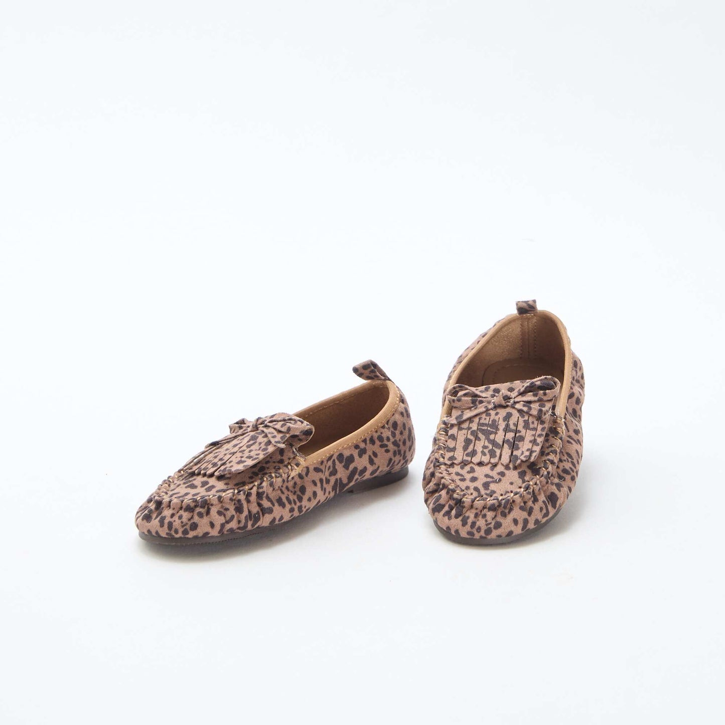 Mocassins léopard en suédine LéOPARD