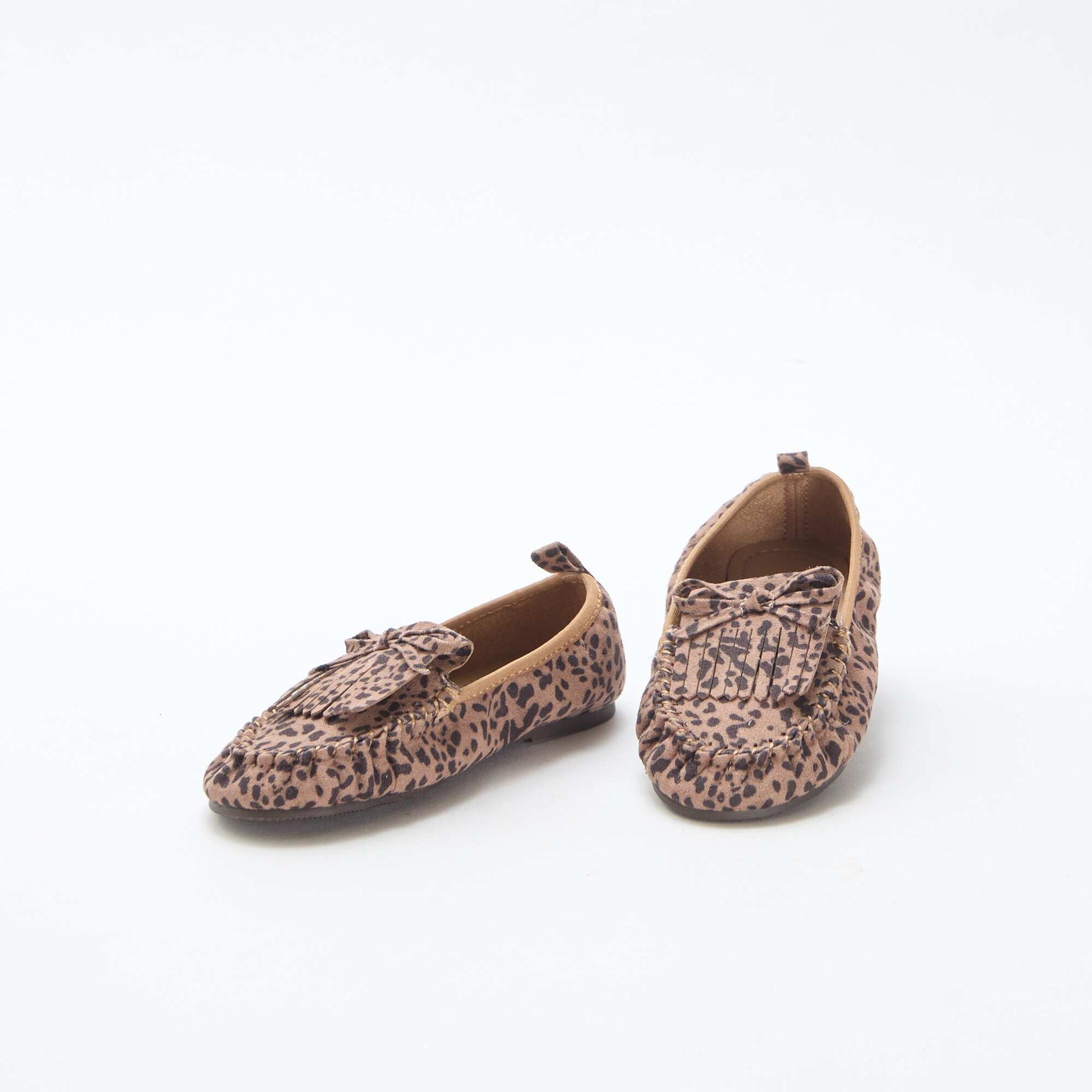 Mocassins léopard en suédine LéOPARD