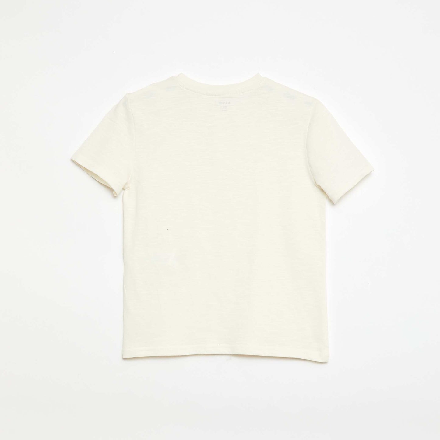 T-shirt à col tunisien BLANC