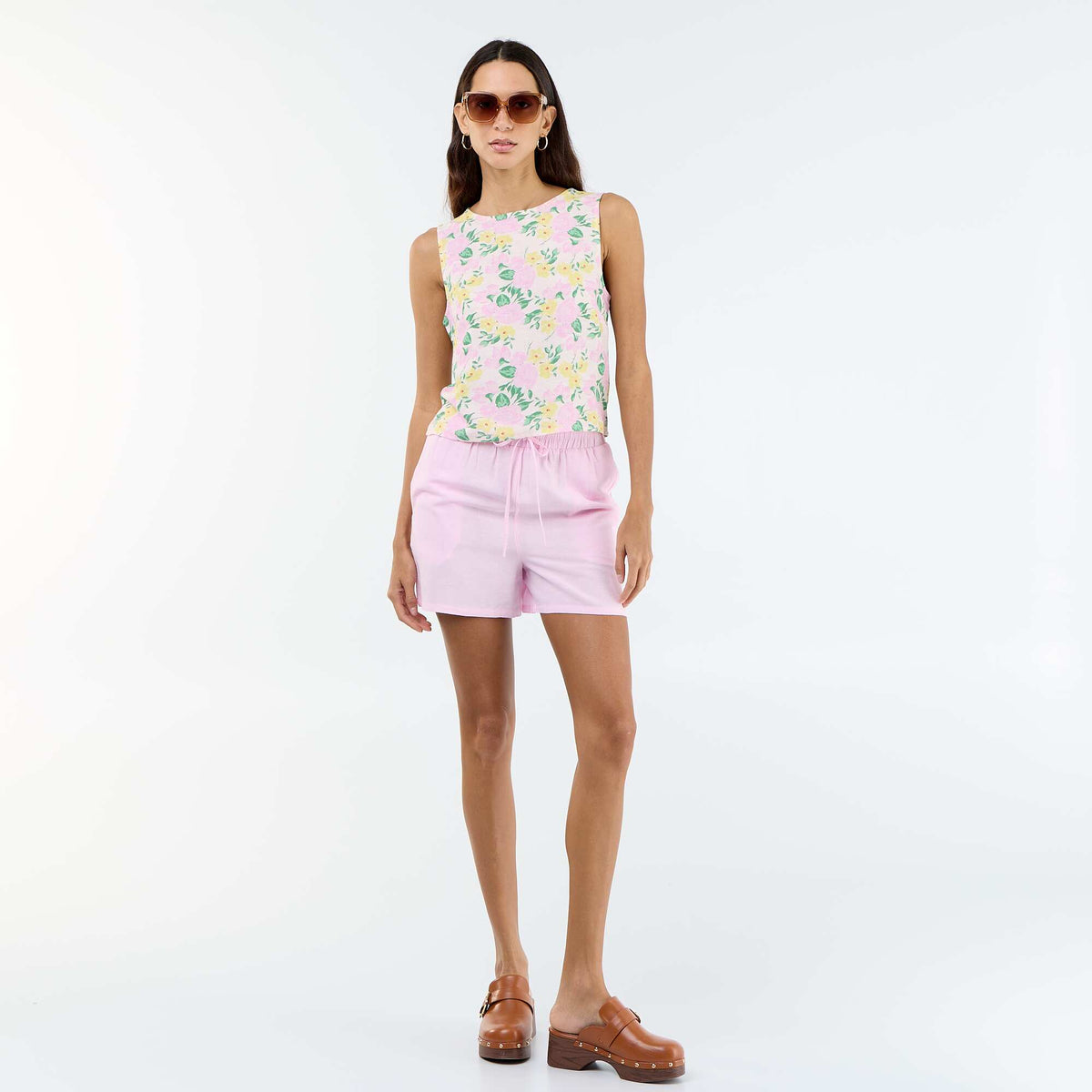 Short en lin mélangé ROSE