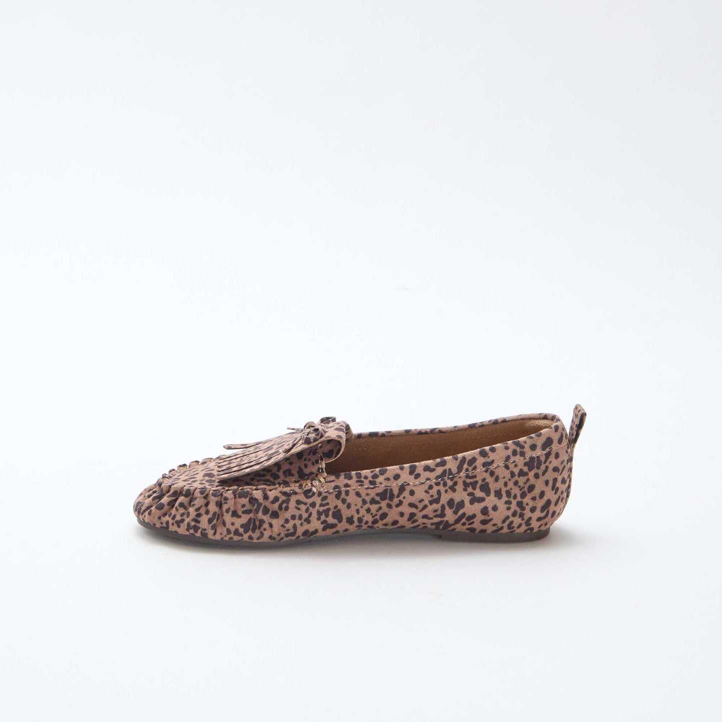 Mocassins léopard en suédine LéOPARD