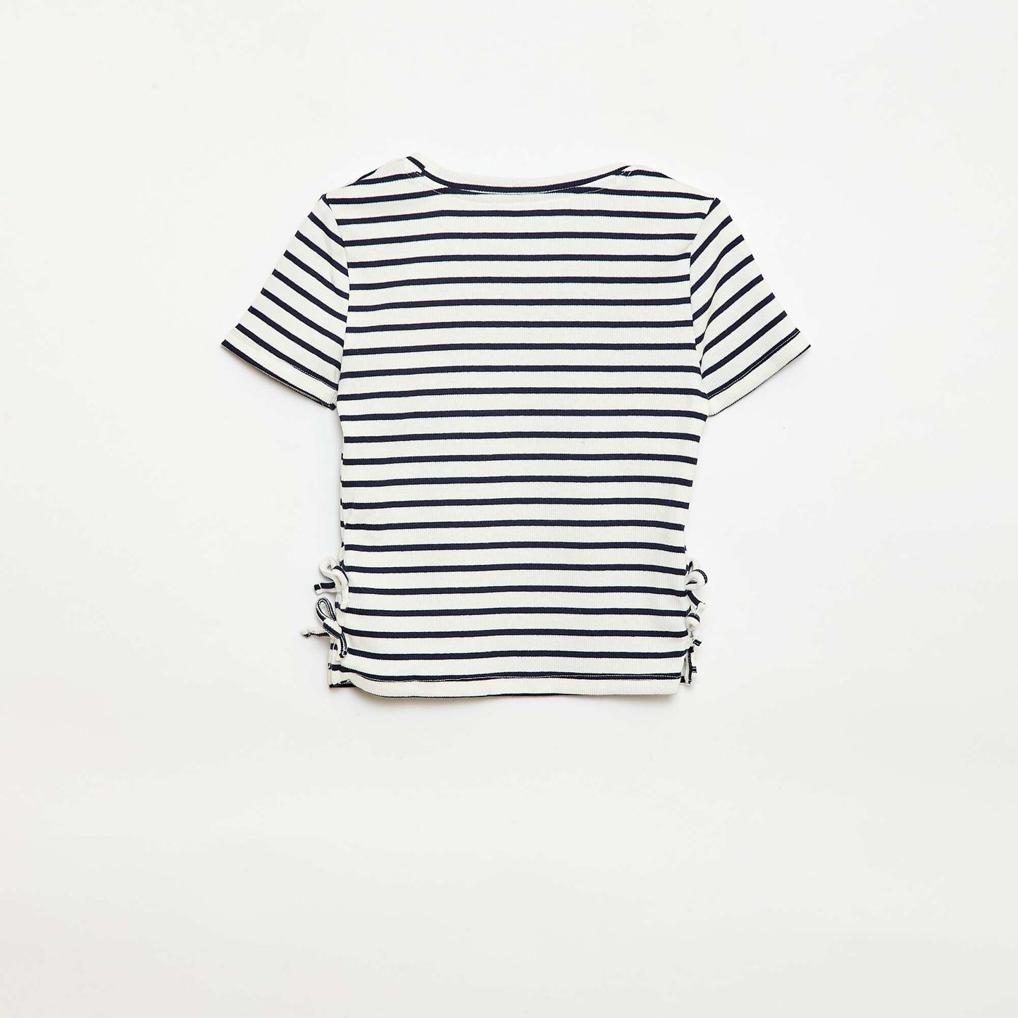 T-shirt avec nœuds fantaisie BLEU