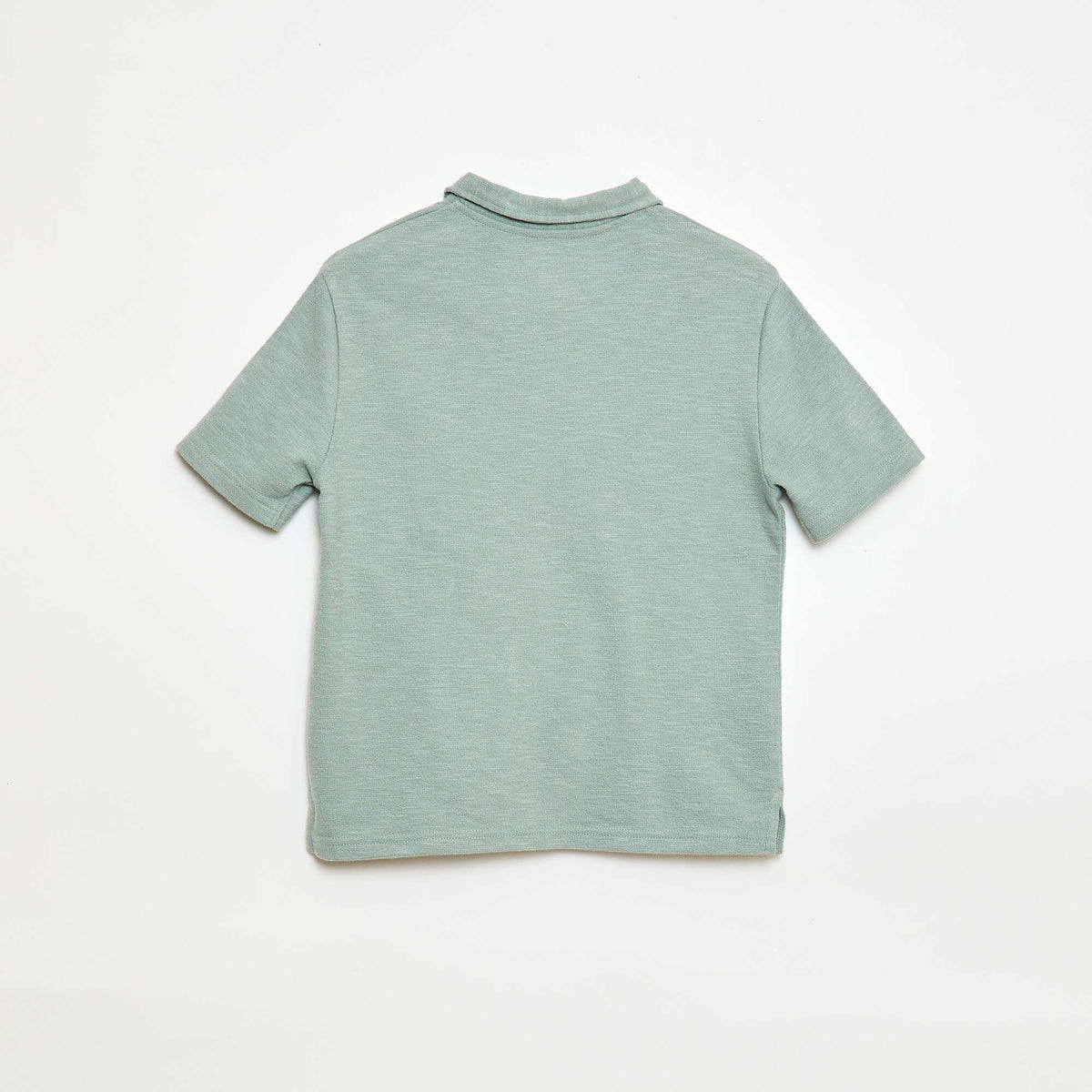 T-shirt polo BLEU VERT