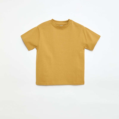 T-shirt en coton premium JAUNE