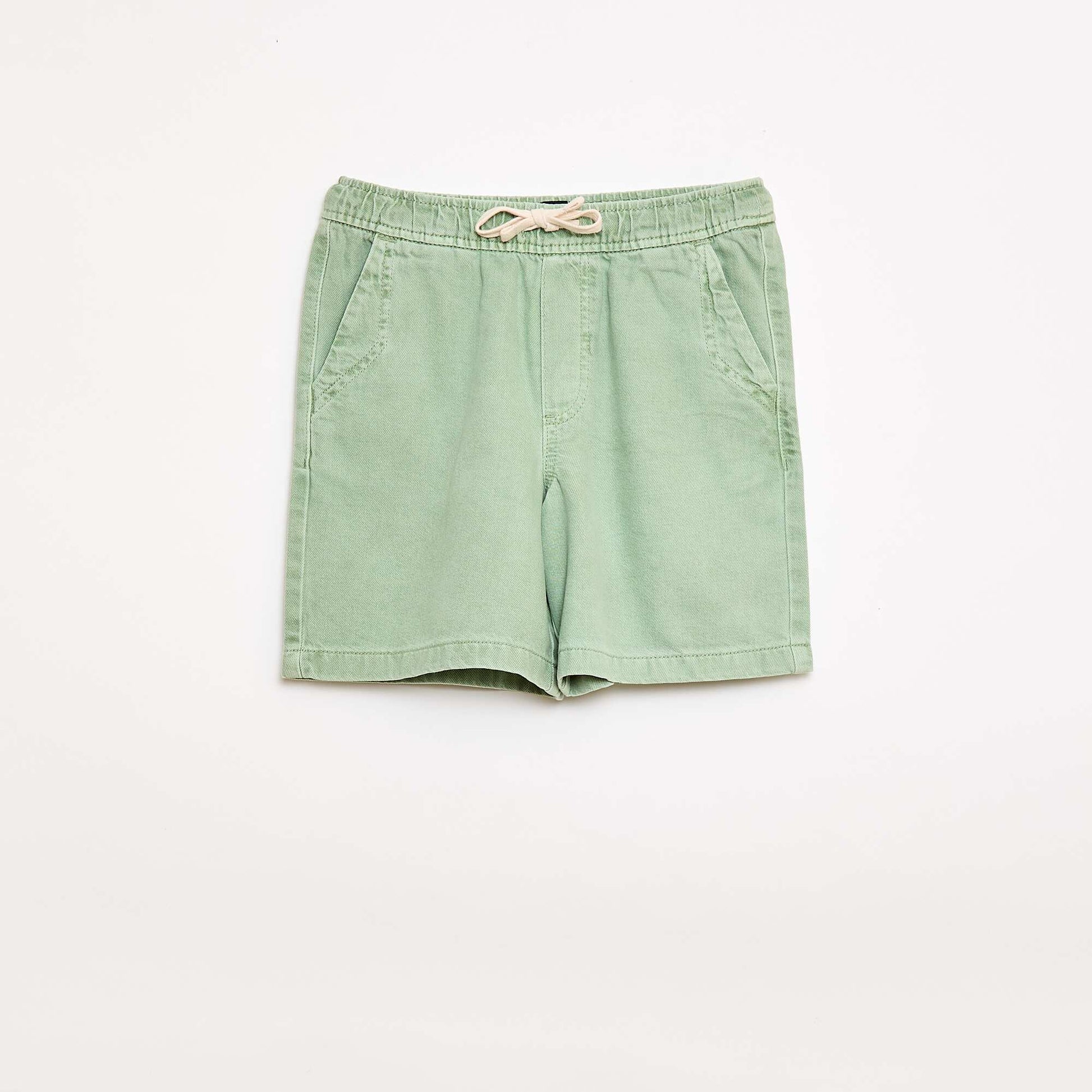Bermuda en twill VERT