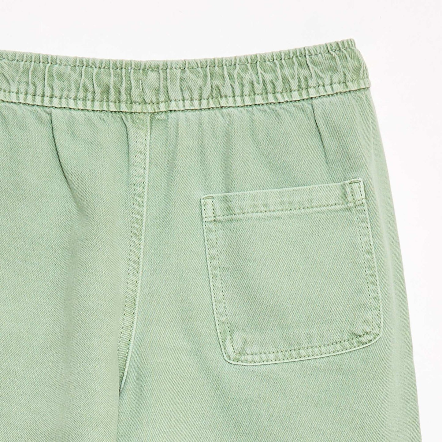 Bermuda en twill VERT
