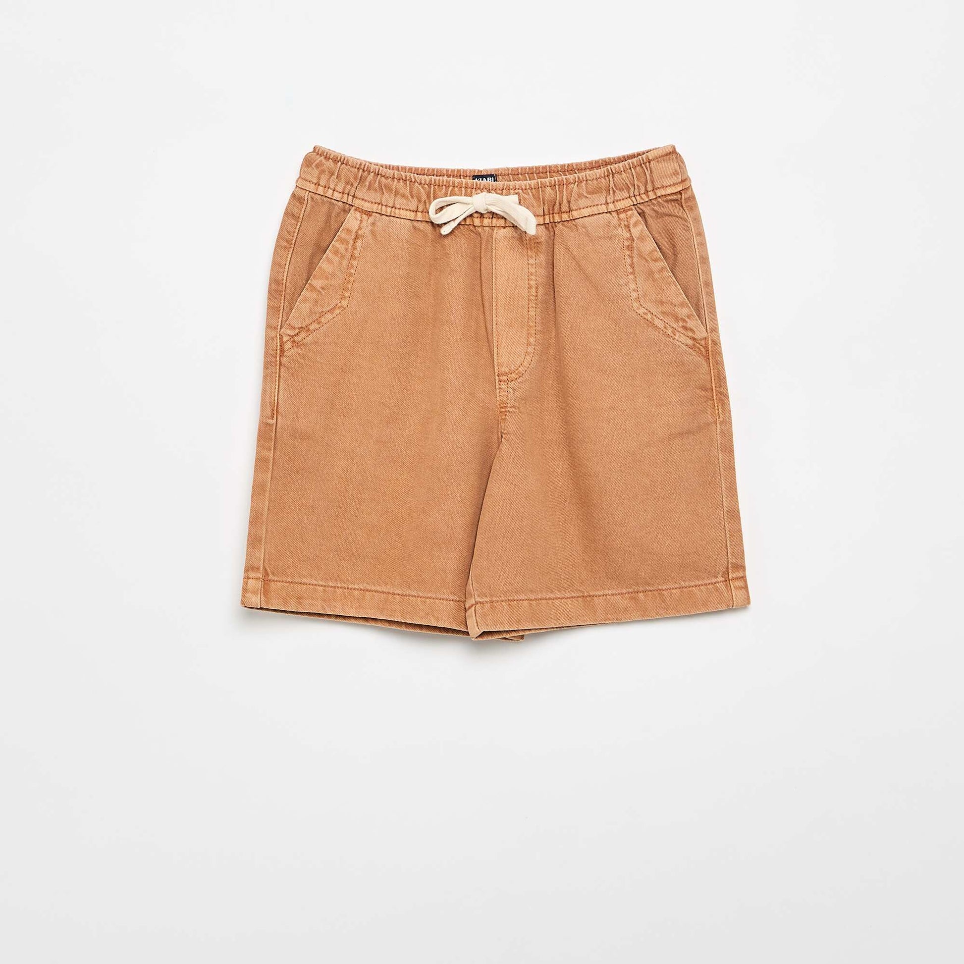 Bermuda en twill MARRON