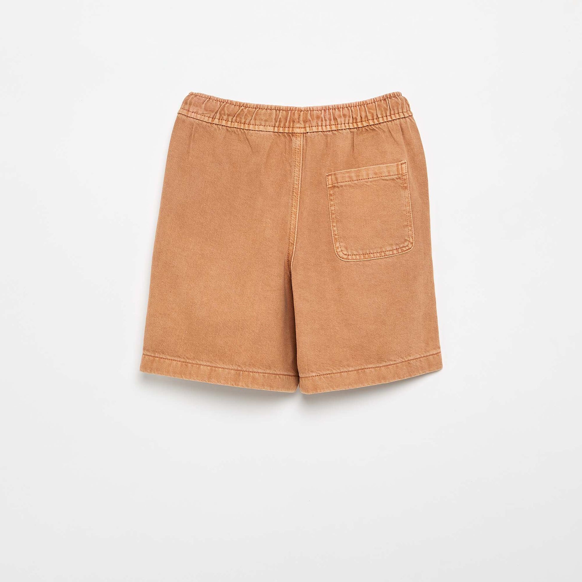 Bermuda en twill MARRON