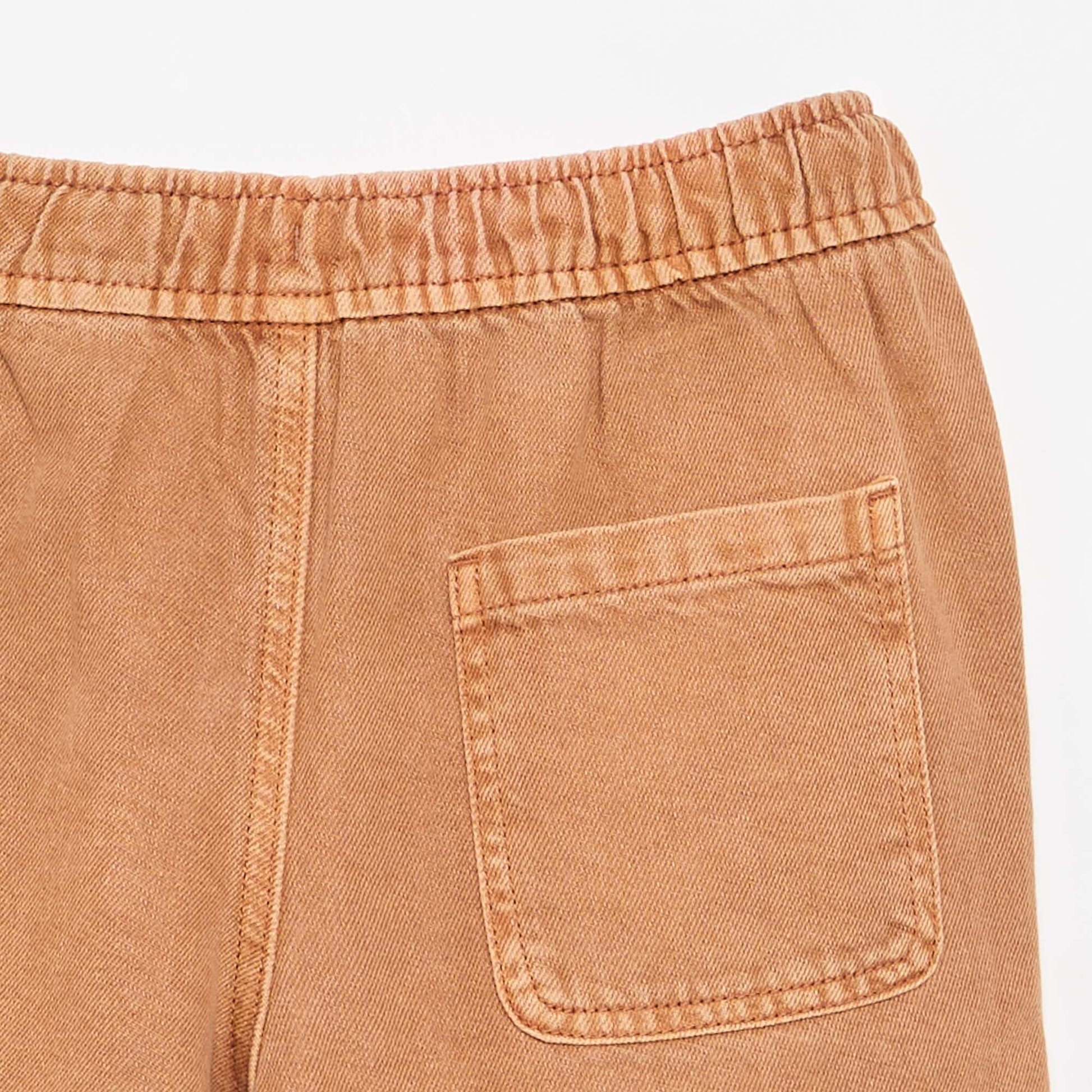 Bermuda en twill MARRON