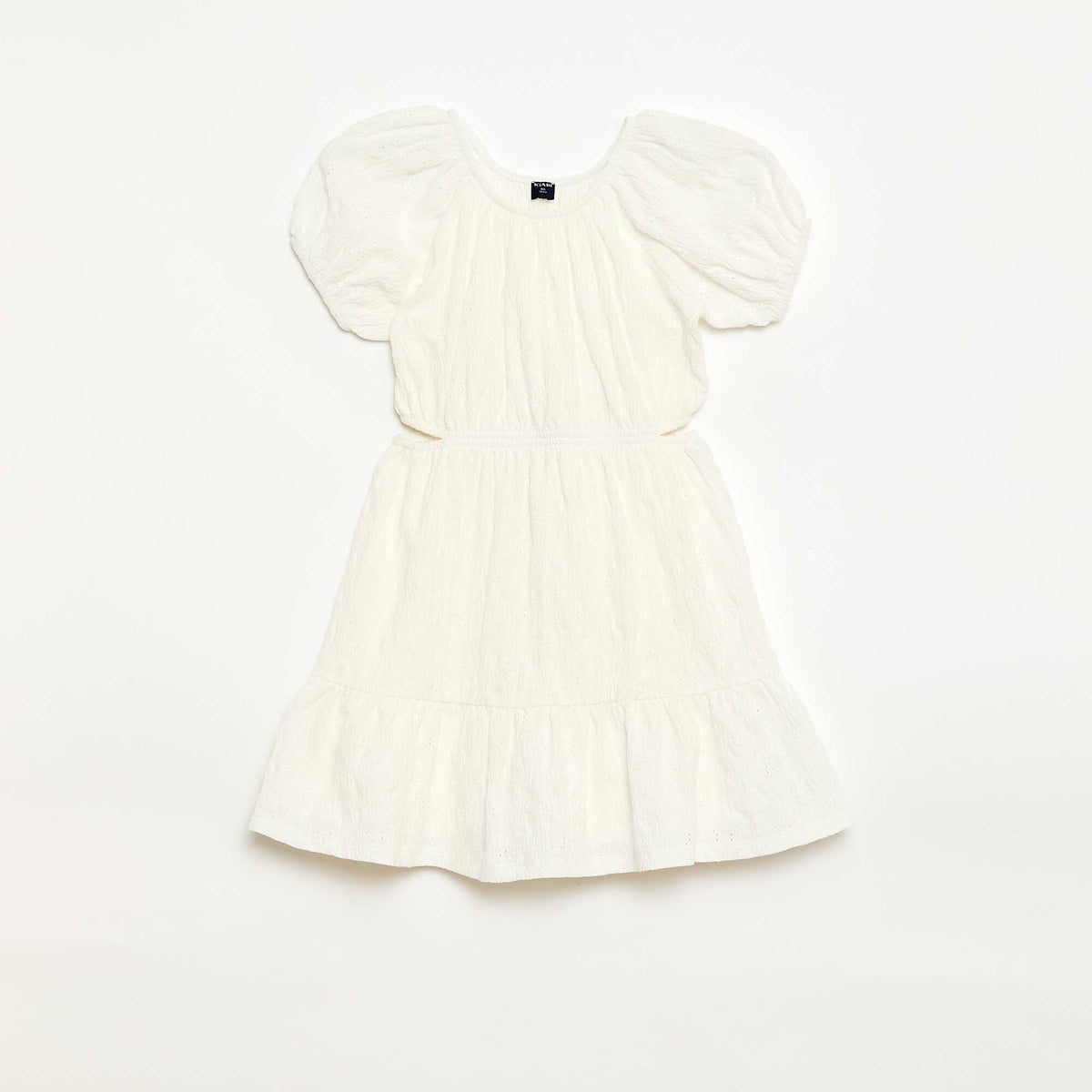 Robe en broderie anglaise BLANC