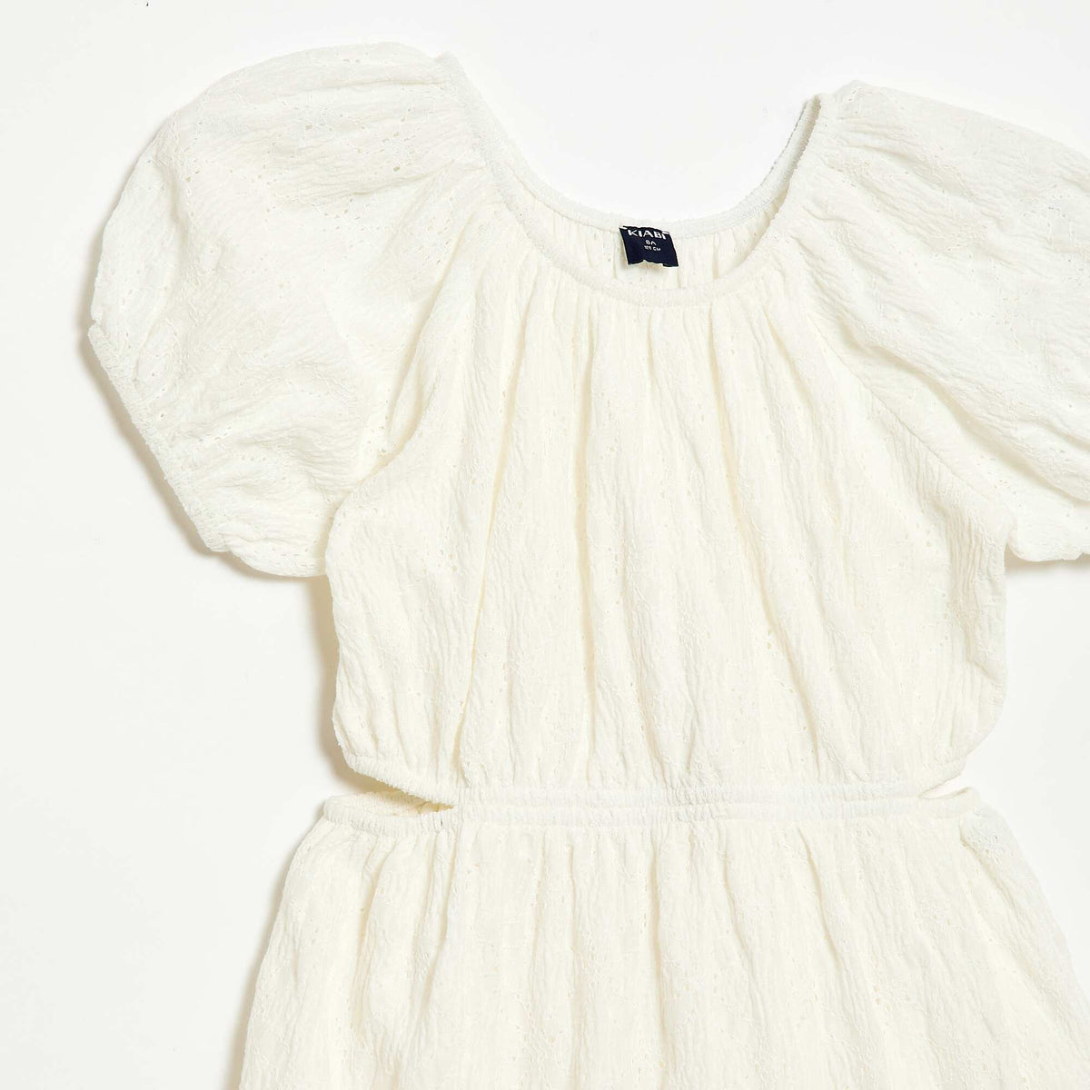 Robe en broderie anglaise BLANC