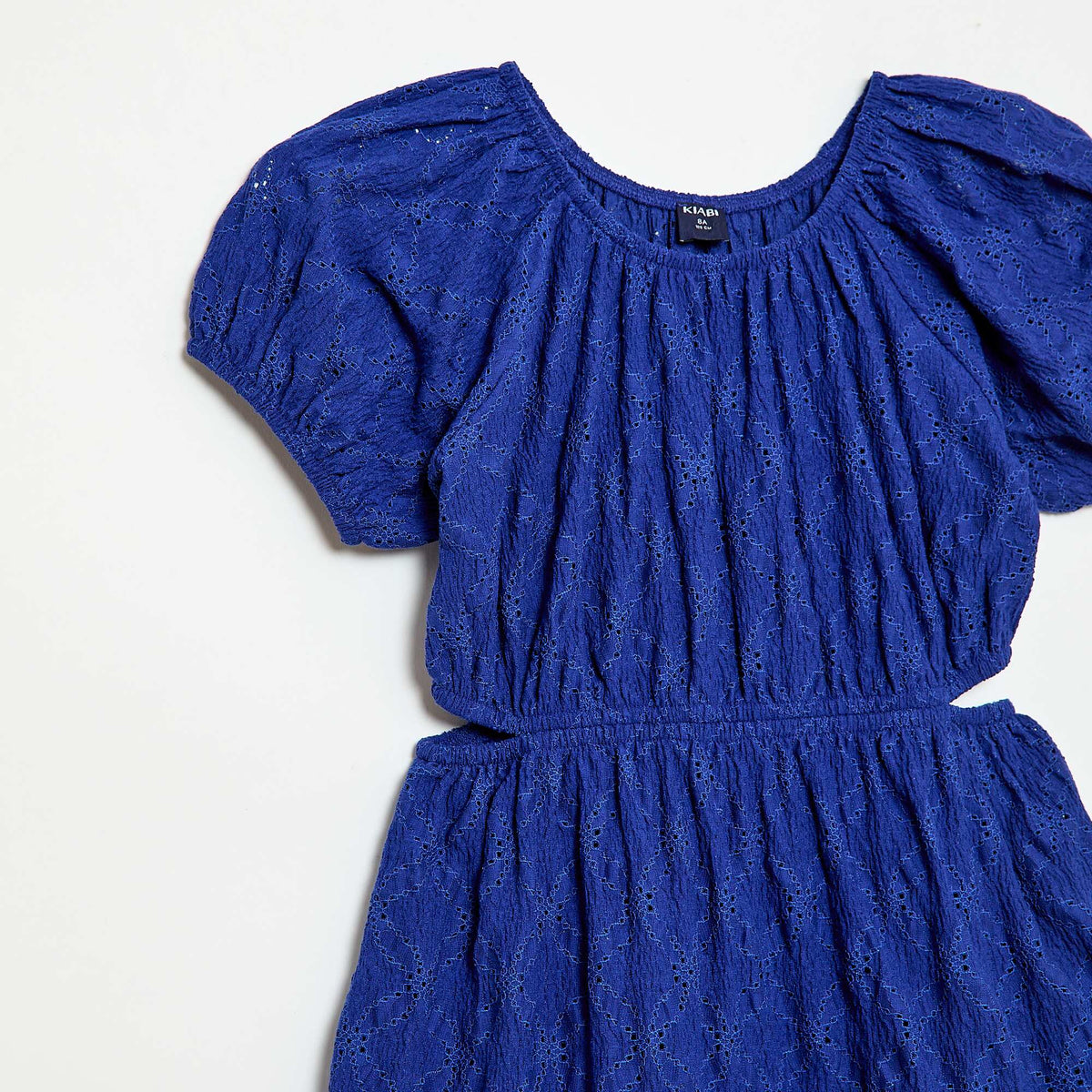 Robe en broderie anglaise BLEU