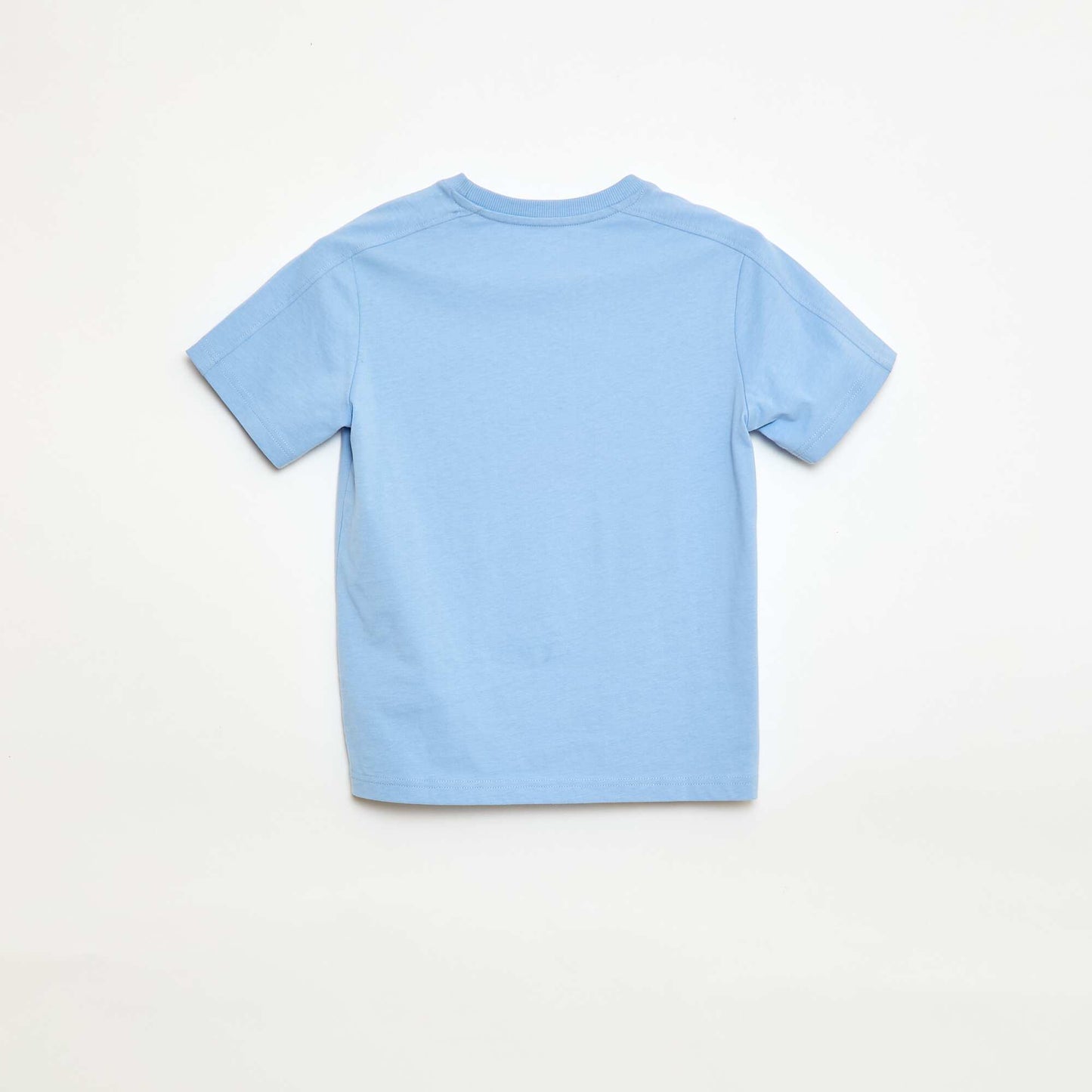 T-shirt imprimé à message BLEU