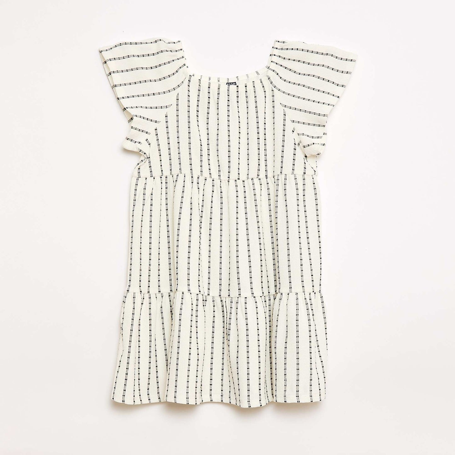 Robe légère à étage BLANC