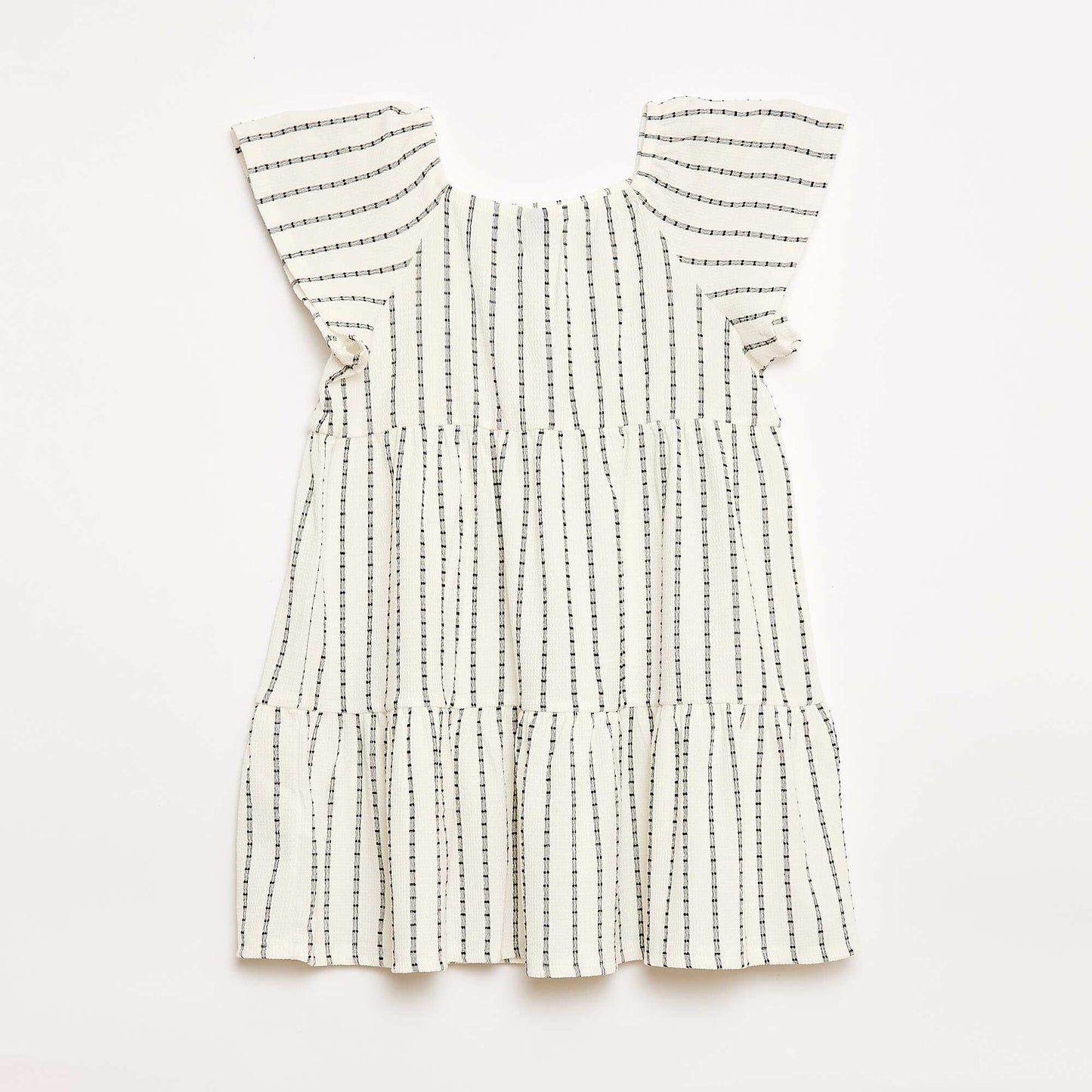 Robe légère à étage BLANC