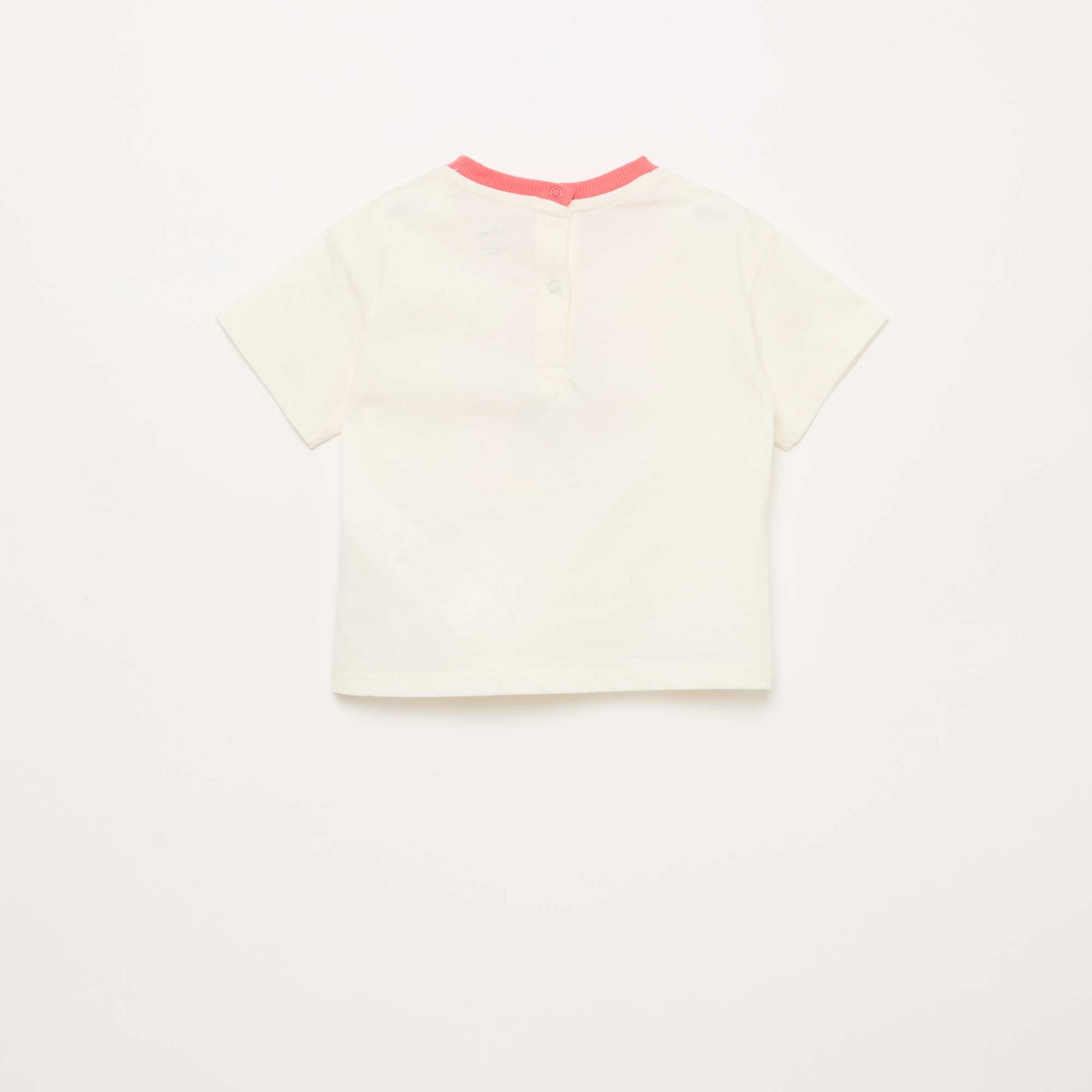 T-shirt imprimé 'Mickey' à manches courtes BLANC