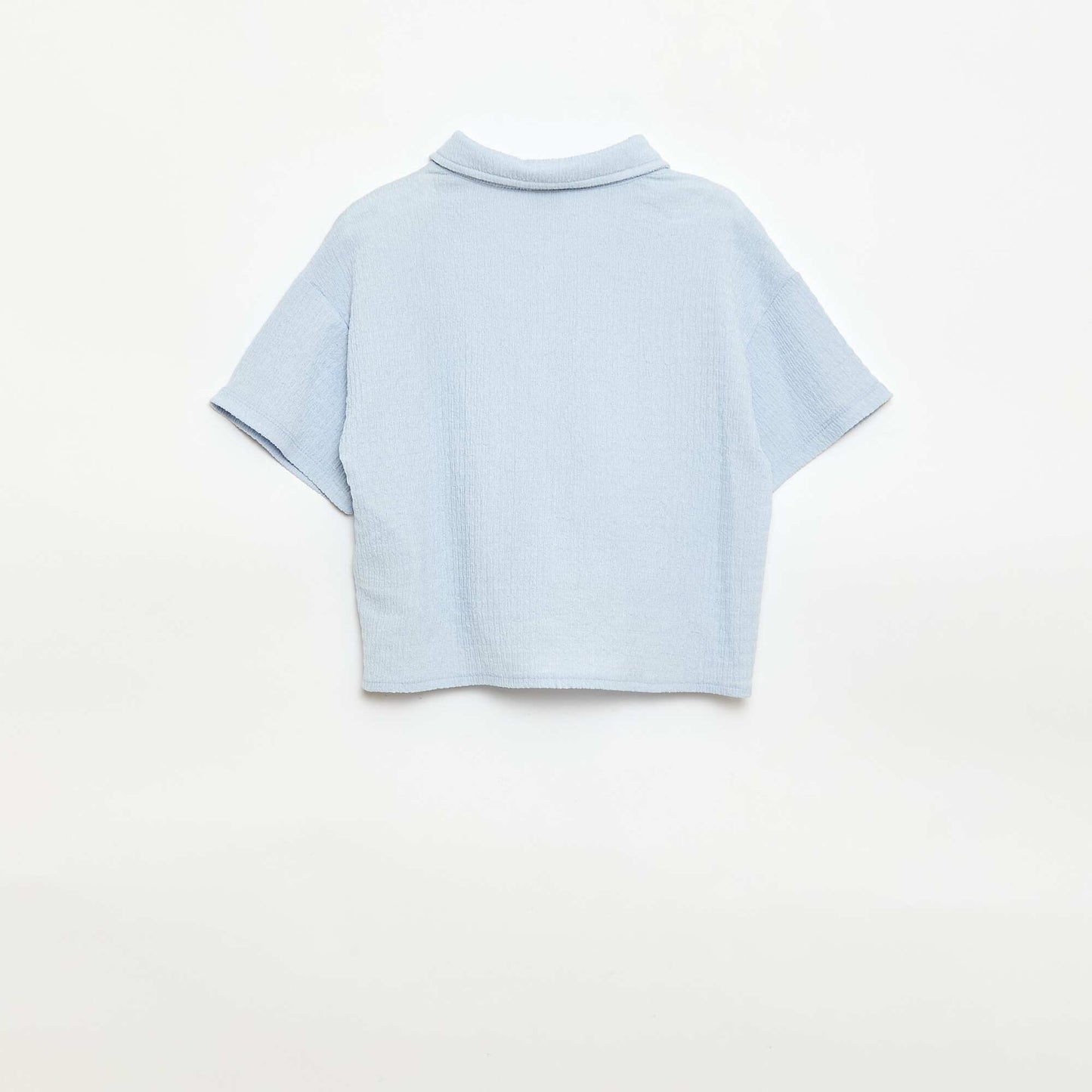 Ensemble 2 pièces chemise + pantalon large BLEU
