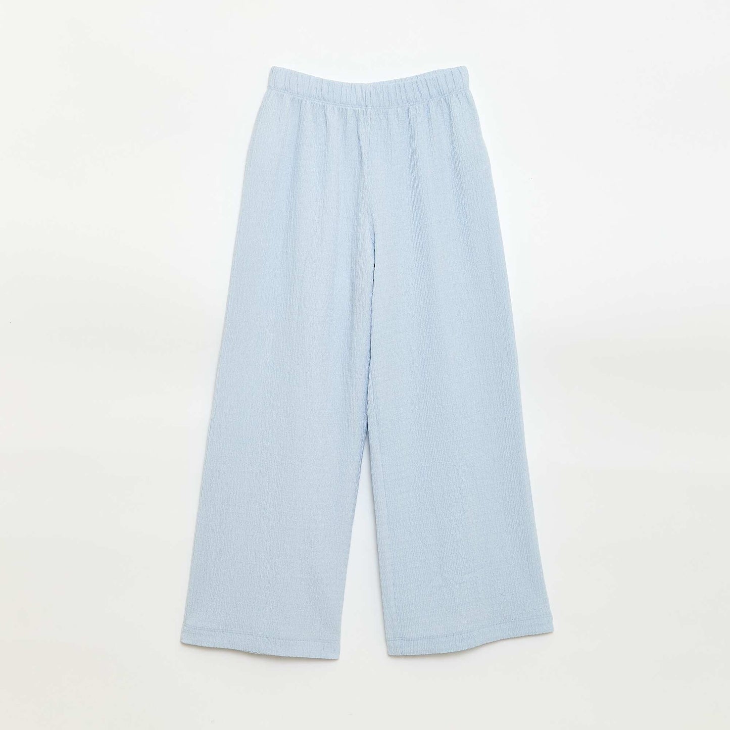 Ensemble 2 pièces chemise + pantalon large BLEU