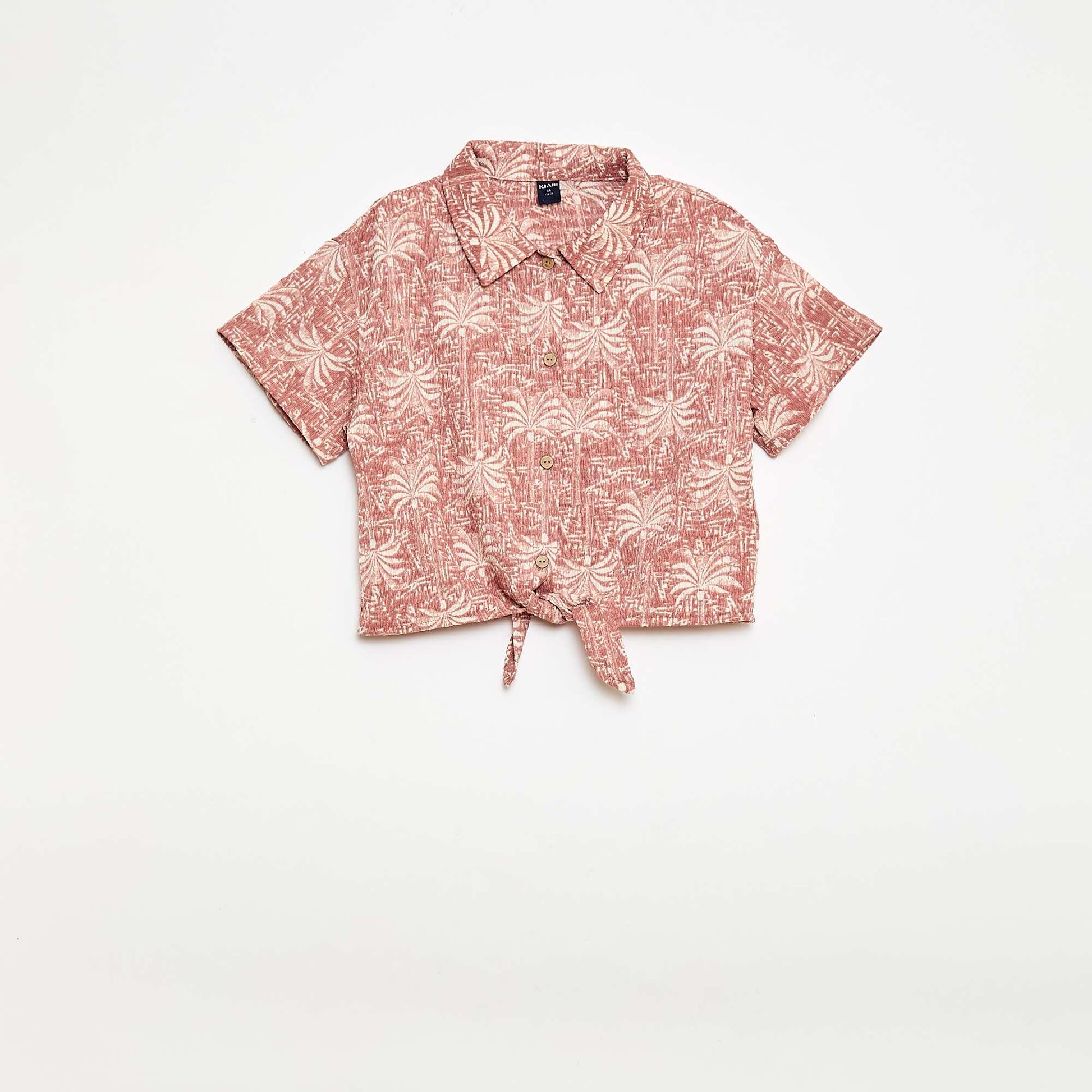 Ensemble 2 pièces chemise + pantalon large ROSE