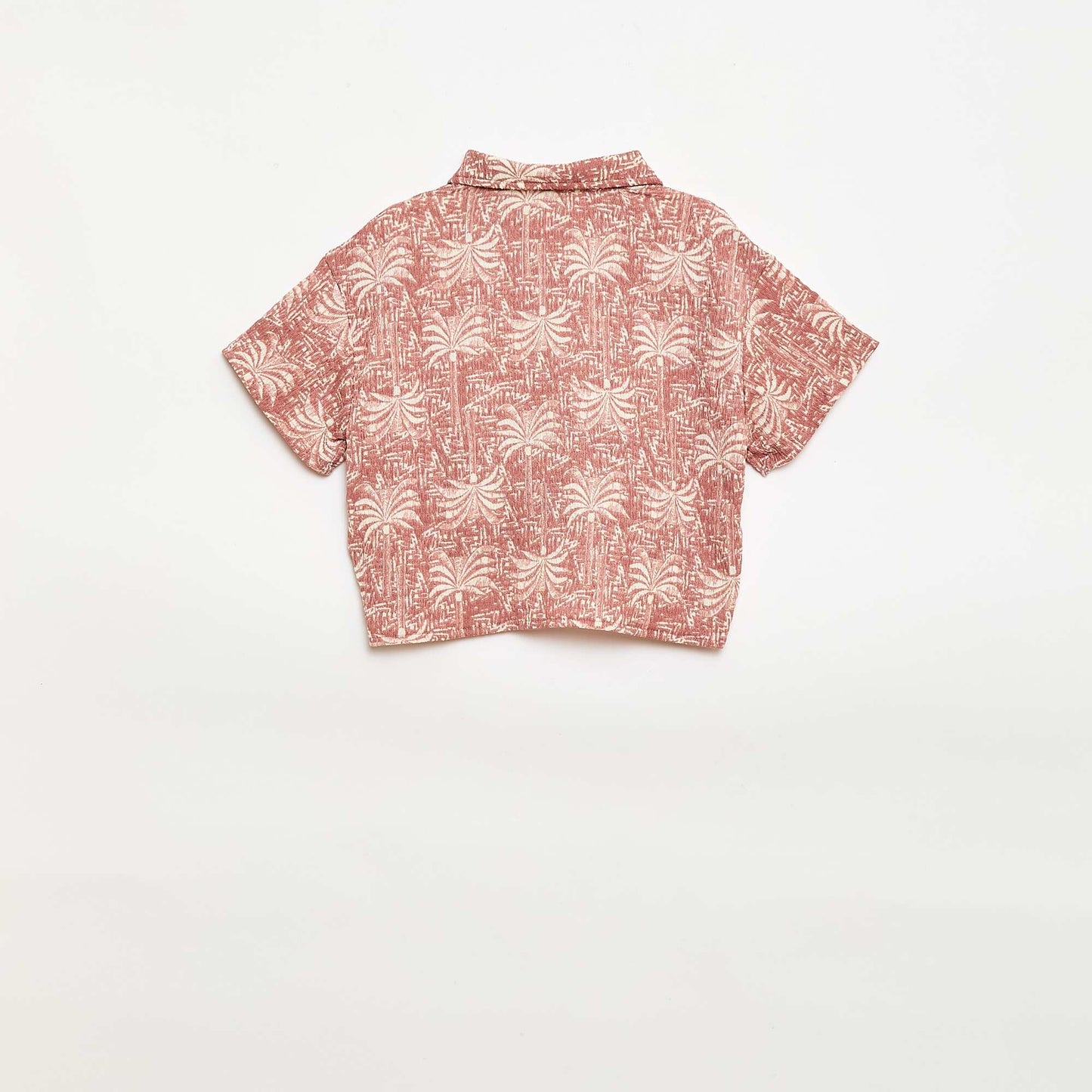 Ensemble 2 pièces chemise + pantalon large ROSE