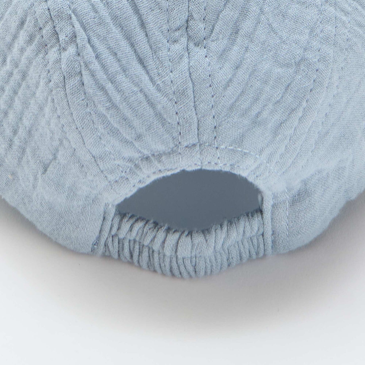 Casquette en gaze de coton BLEU