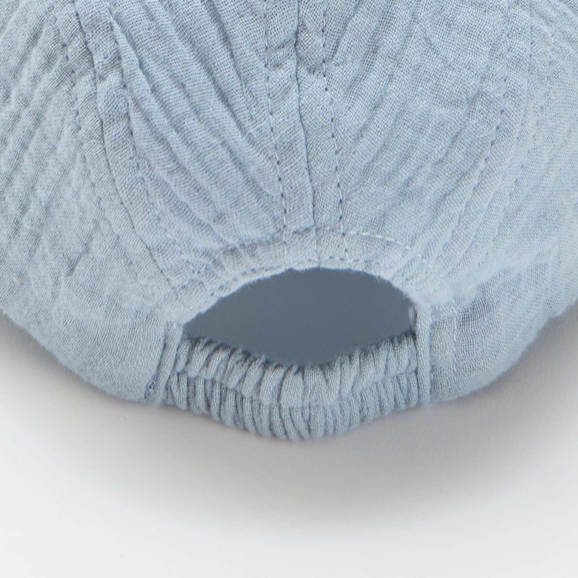Casquette en gaze de coton BLEU