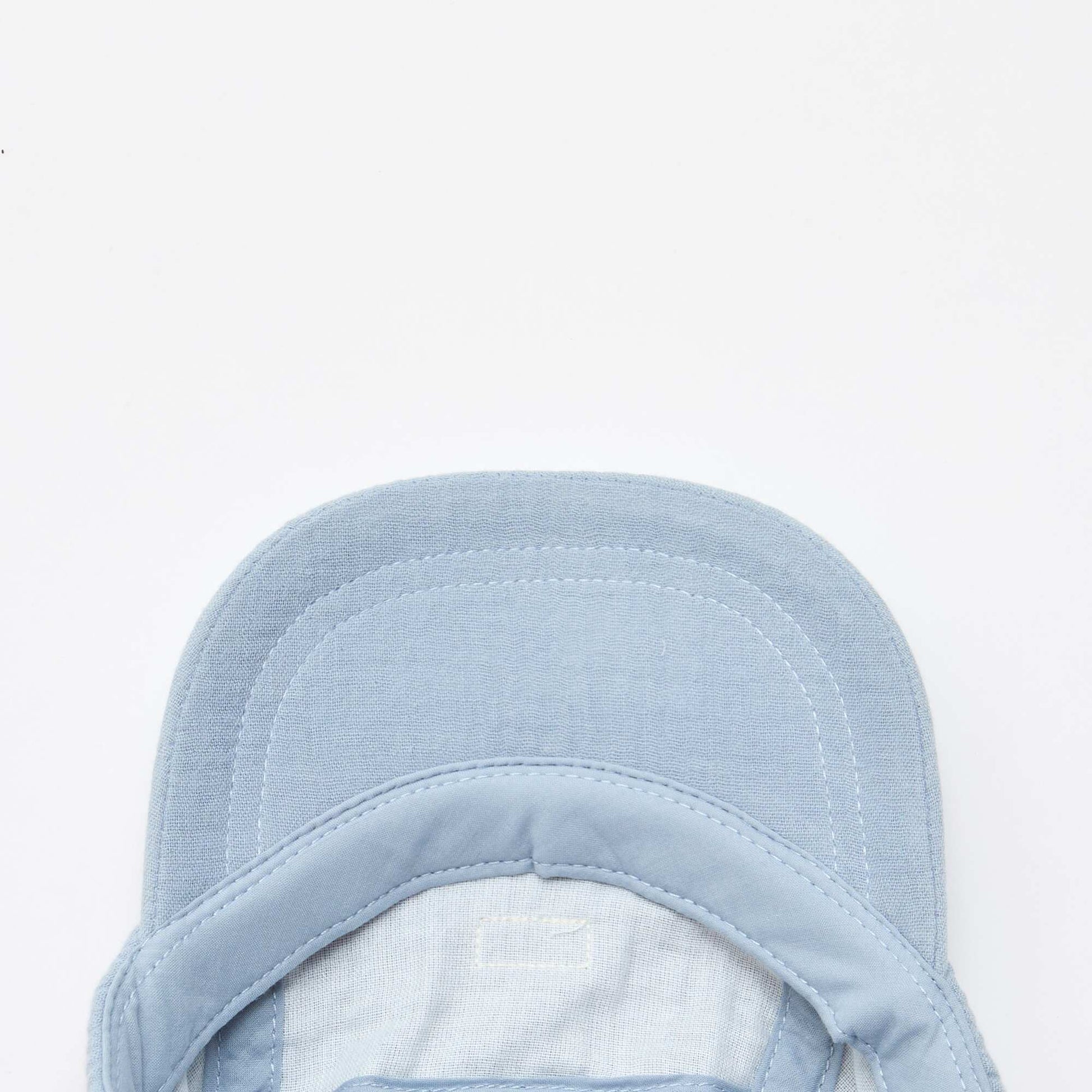 Casquette en gaze de coton BLEU