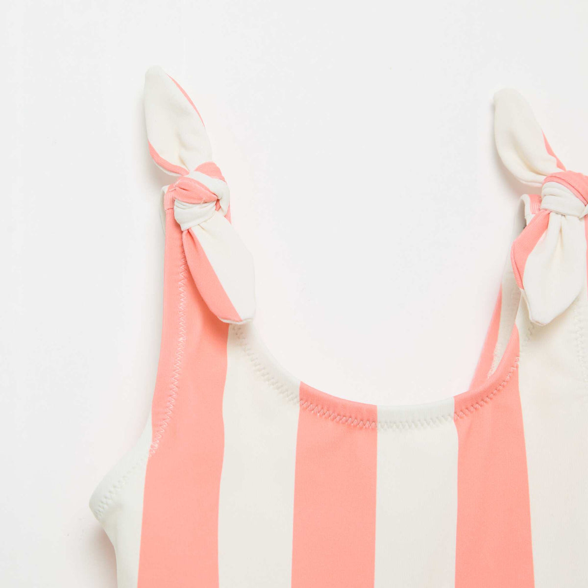 Maillot de bain 1 pièce avec nœuds aux épaules ORANGE