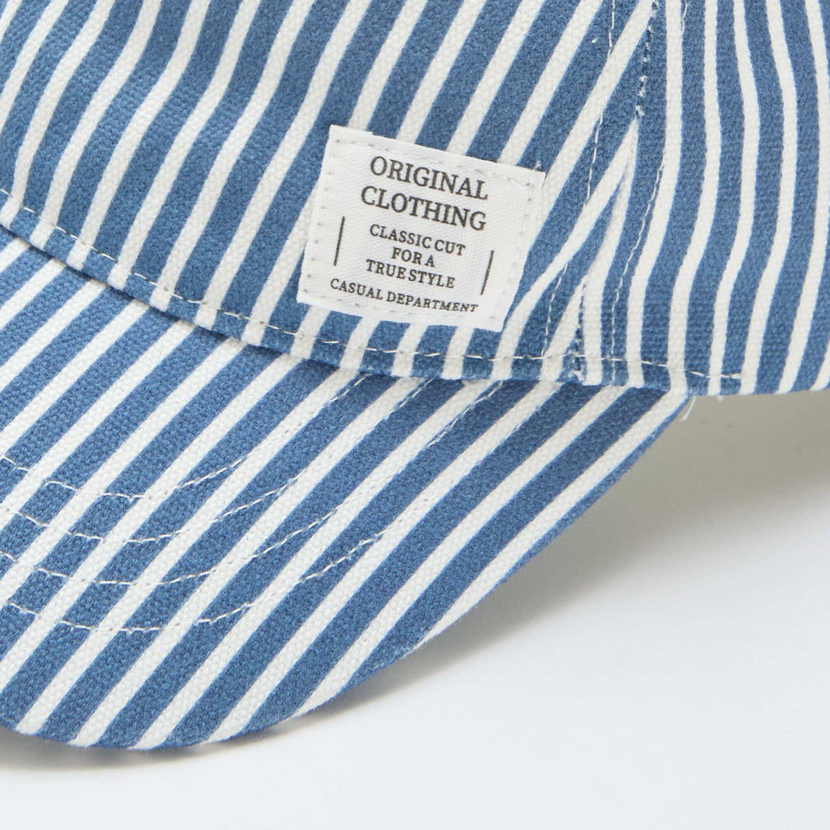 Casquette à rayures BLEU