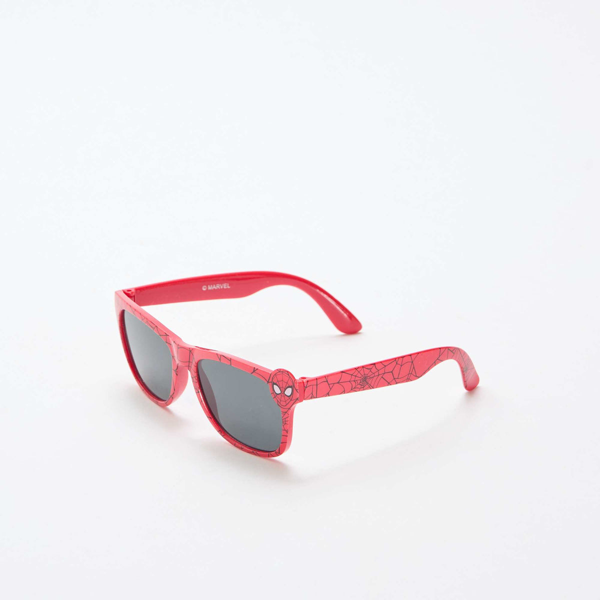 Paire de lunettes de soleil 'Marvel' 'Spiderman' animée + pochette ROUGE