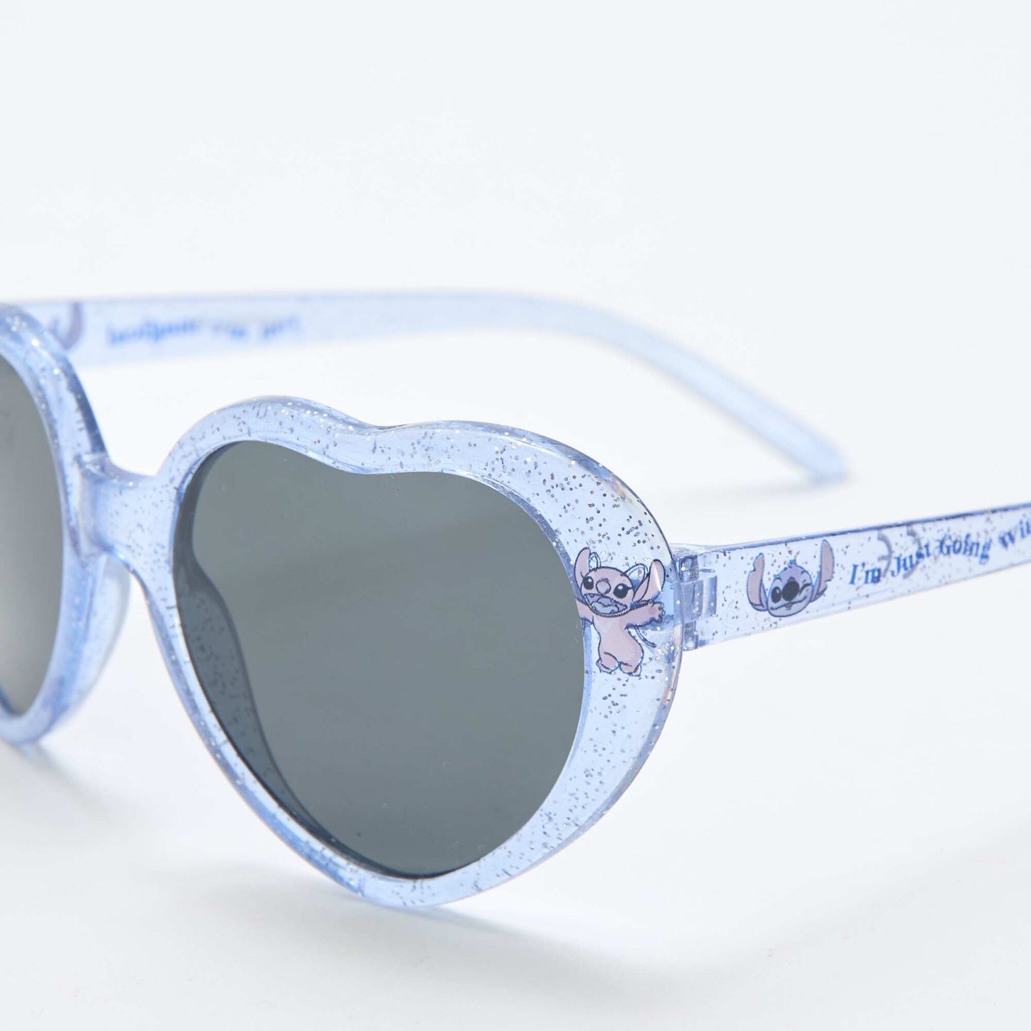 Paire de lunettes 'Stitch' forme de cœur BLEU