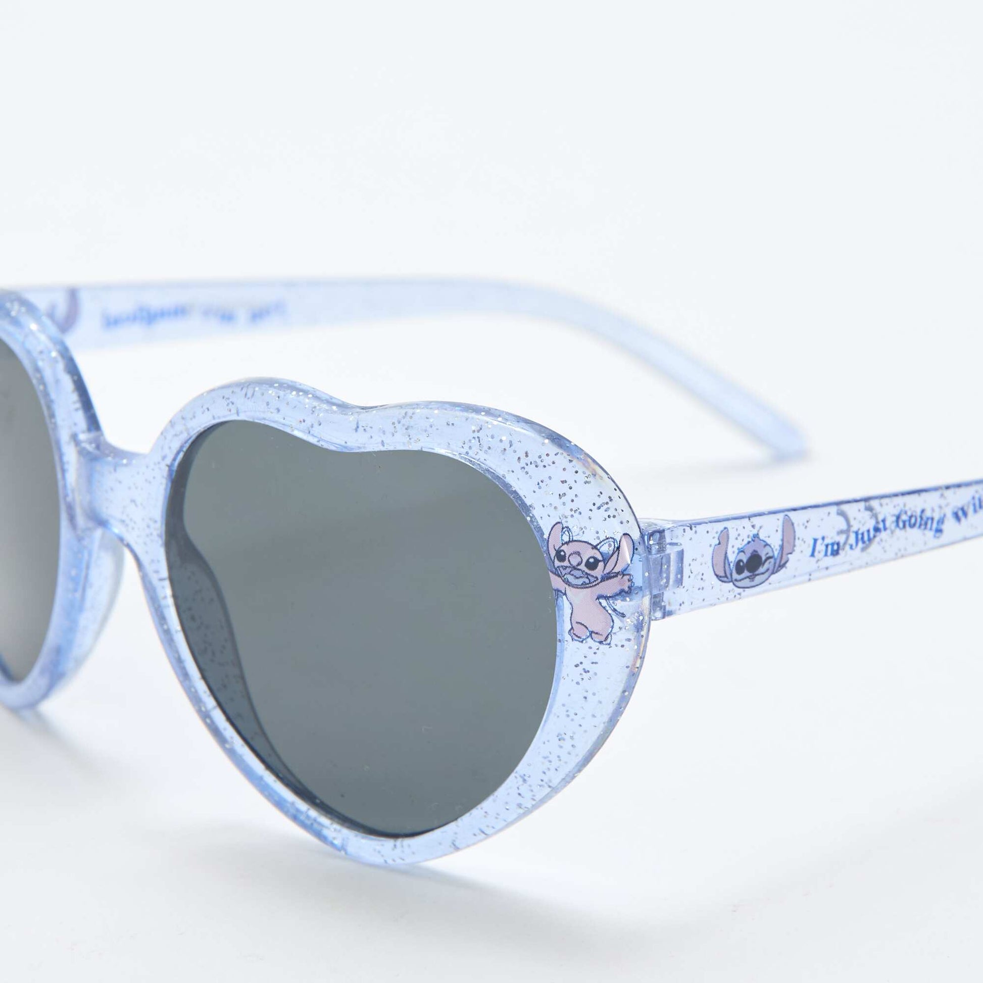 Paire de lunettes 'Stitch' forme de cœur BLEU