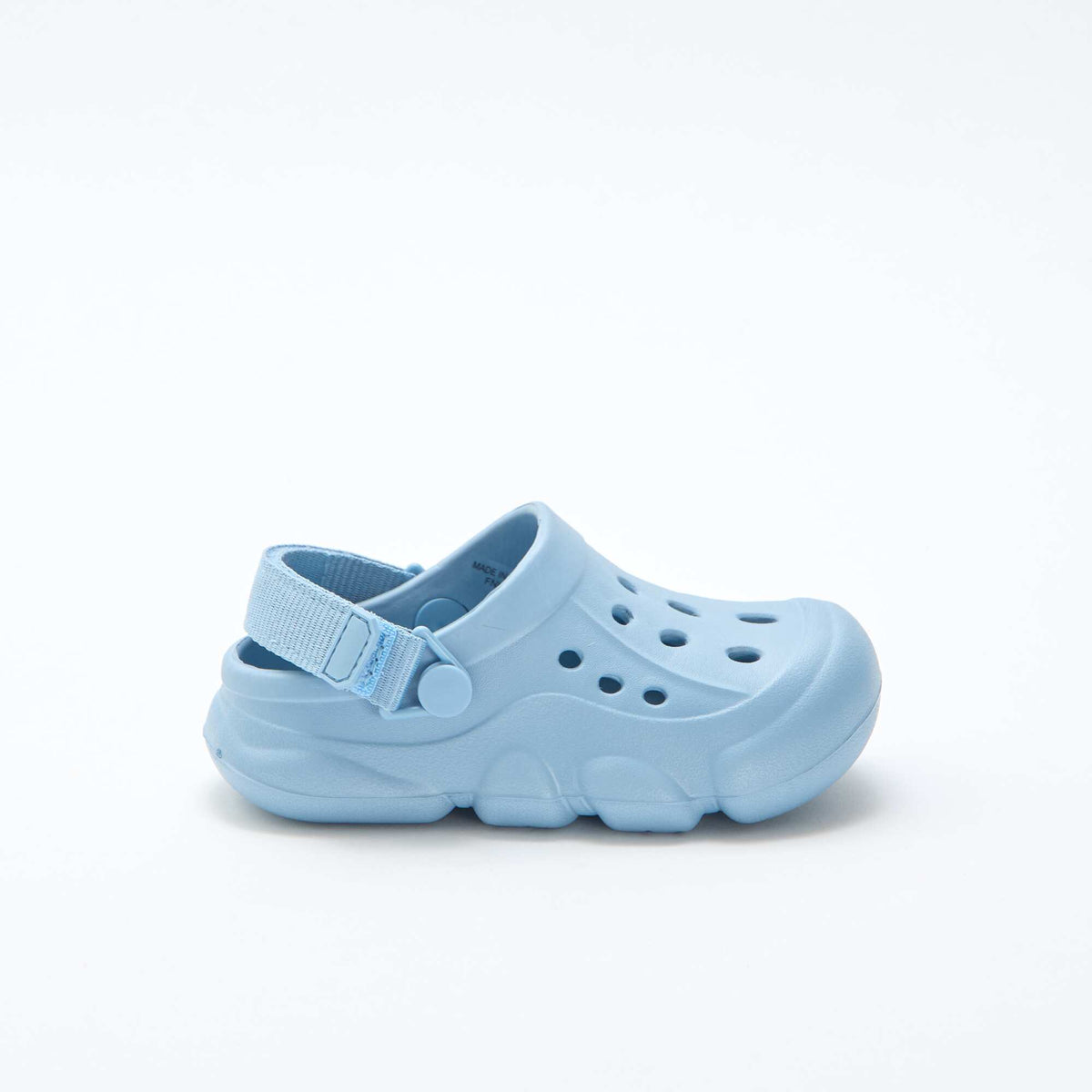 Mules fermées de plage unie BLEU