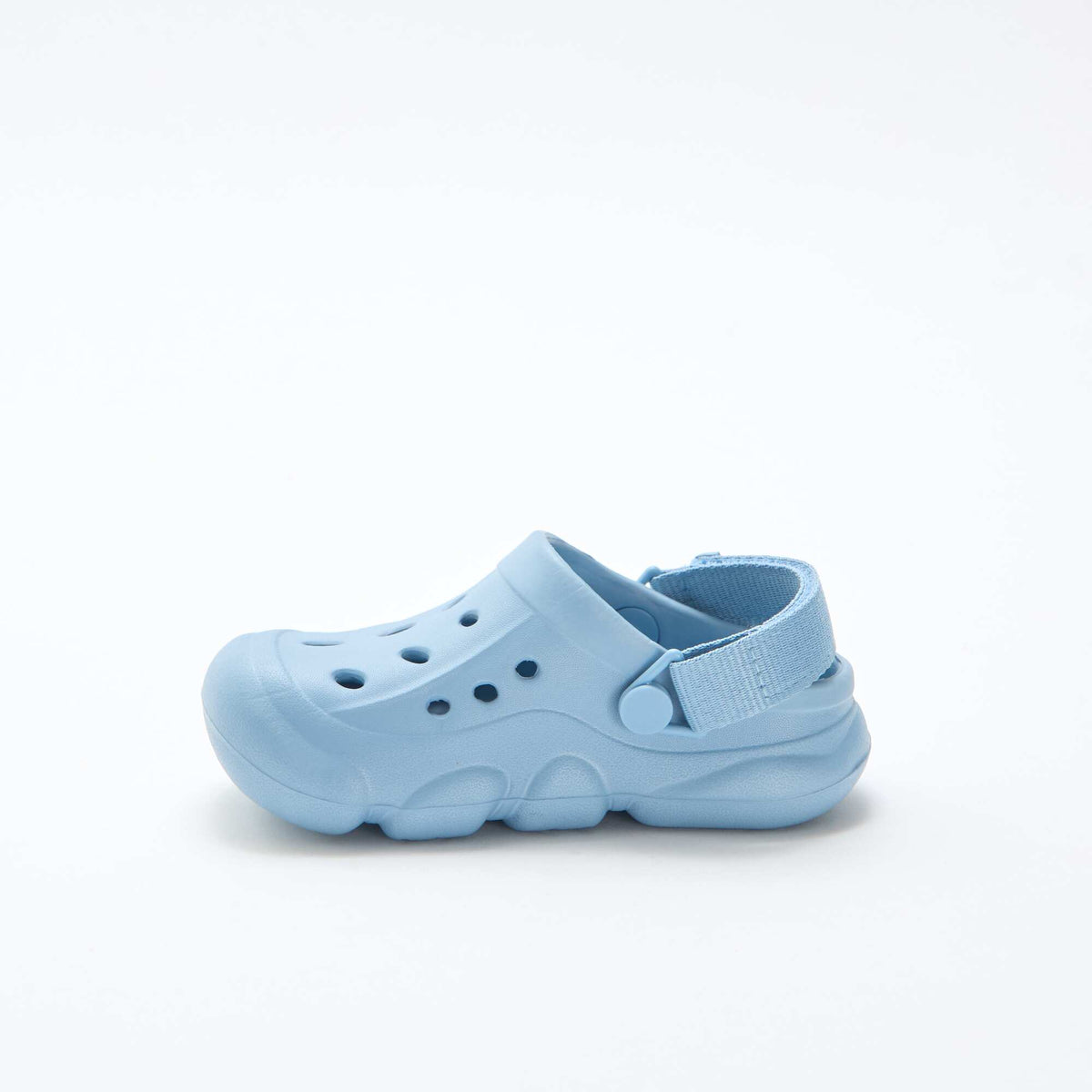 Mules fermées de plage unie BLEU