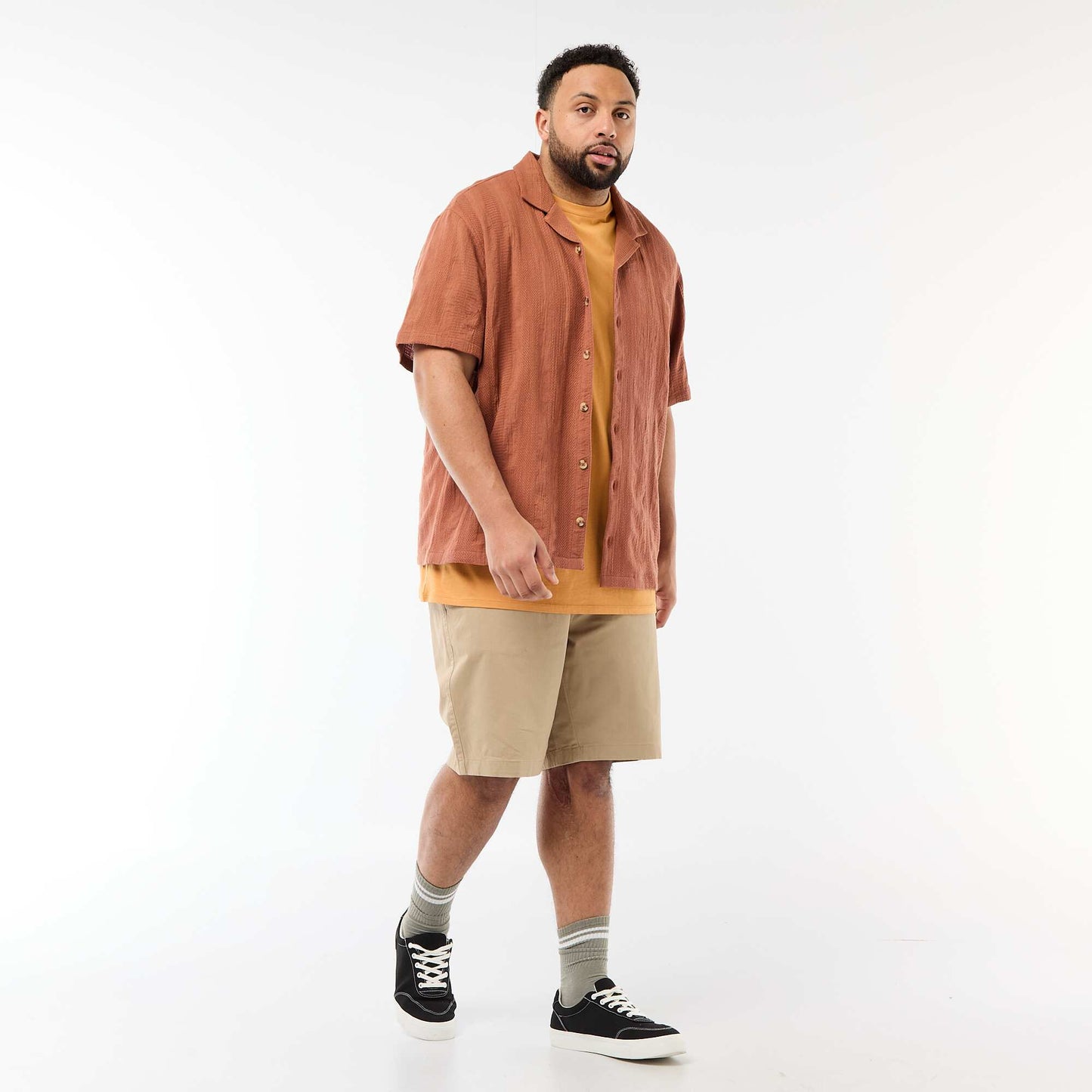 Bermuda chino en twill BEIGE