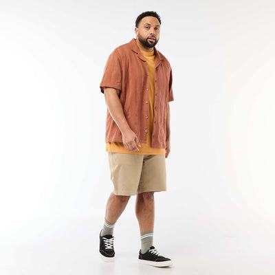 Bermuda chino en twill BEIGE