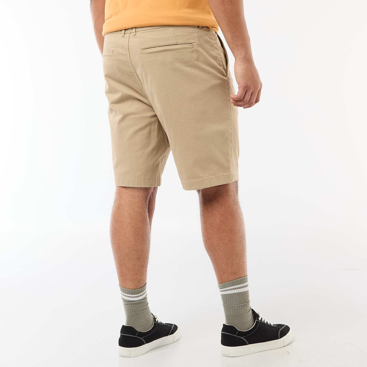 Bermuda chino en twill BEIGE