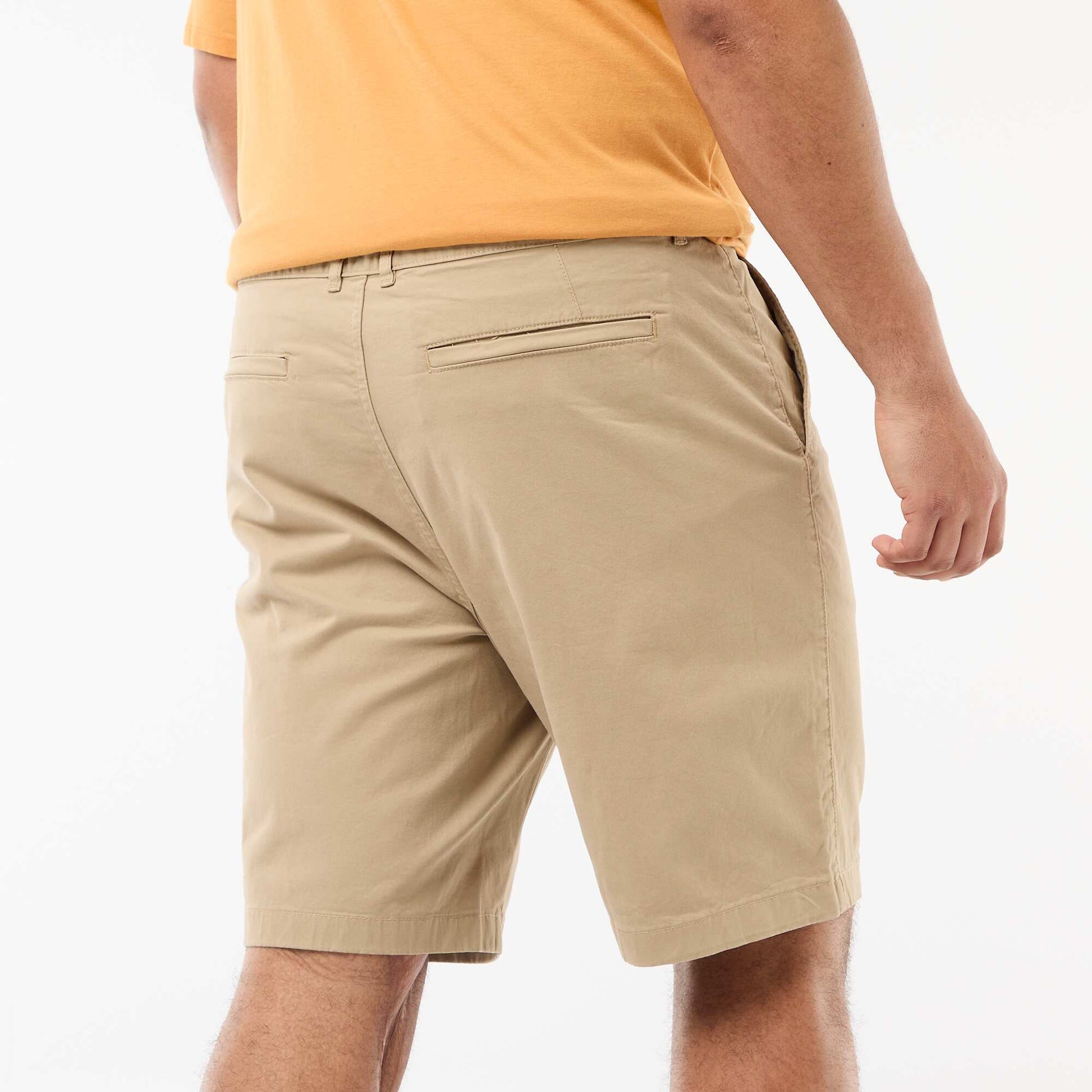 Bermuda chino en twill BEIGE