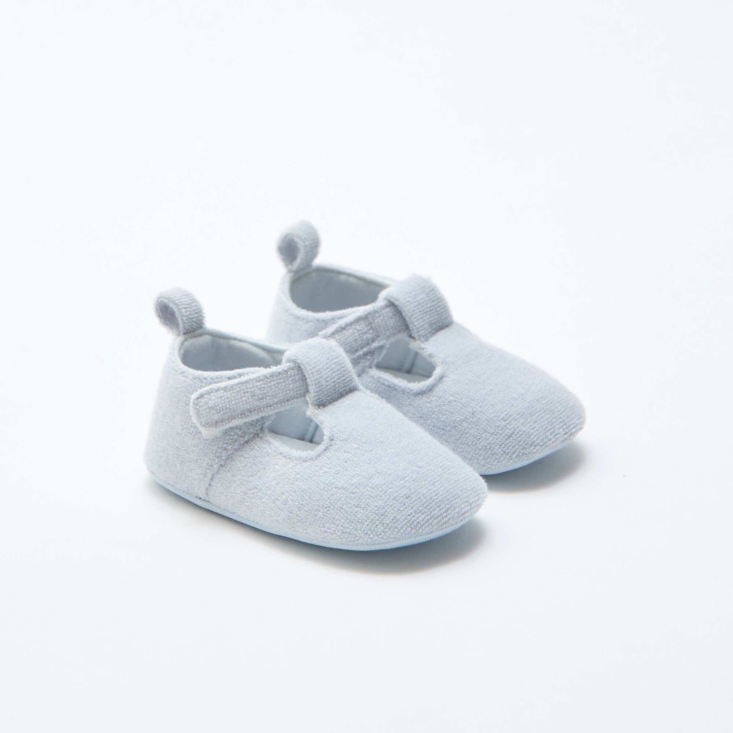 Chaussons ballerines en éponge BLEU