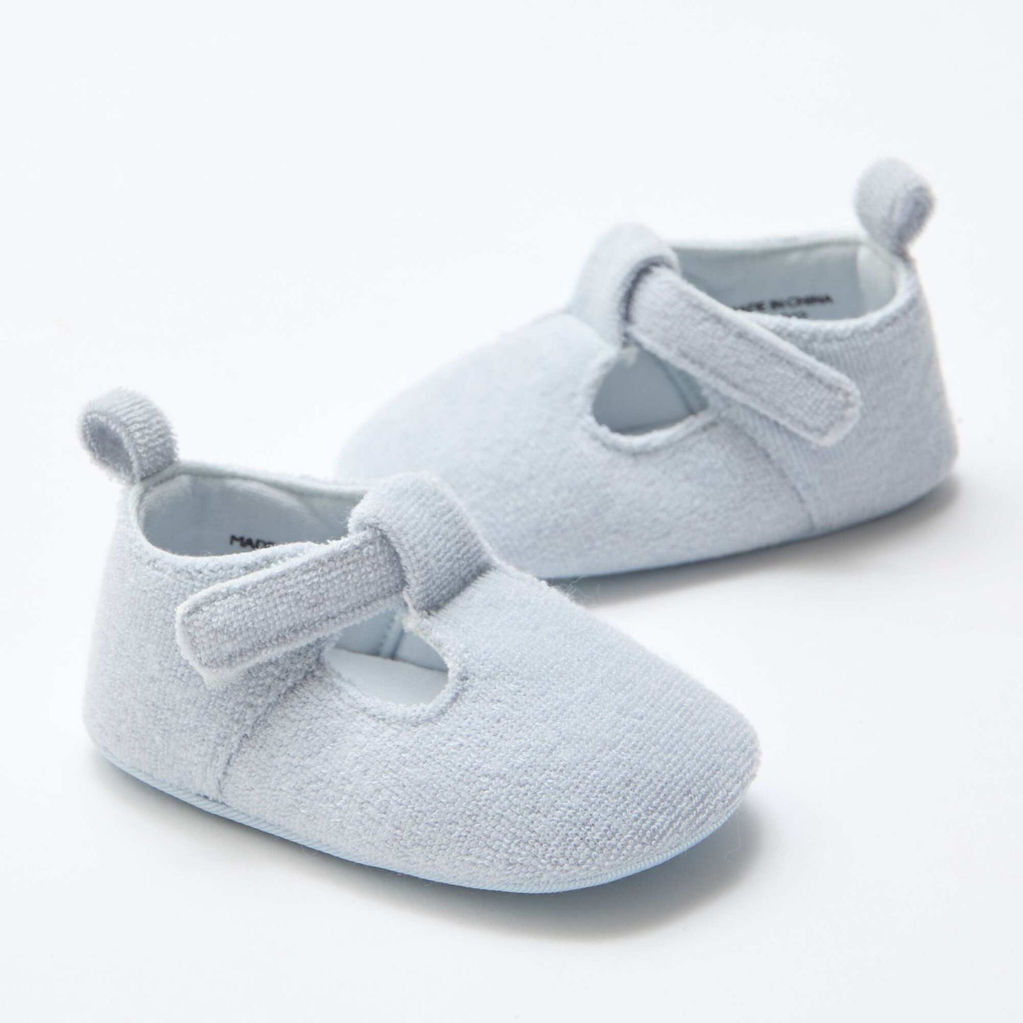 Chaussons ballerines en éponge BLEU
